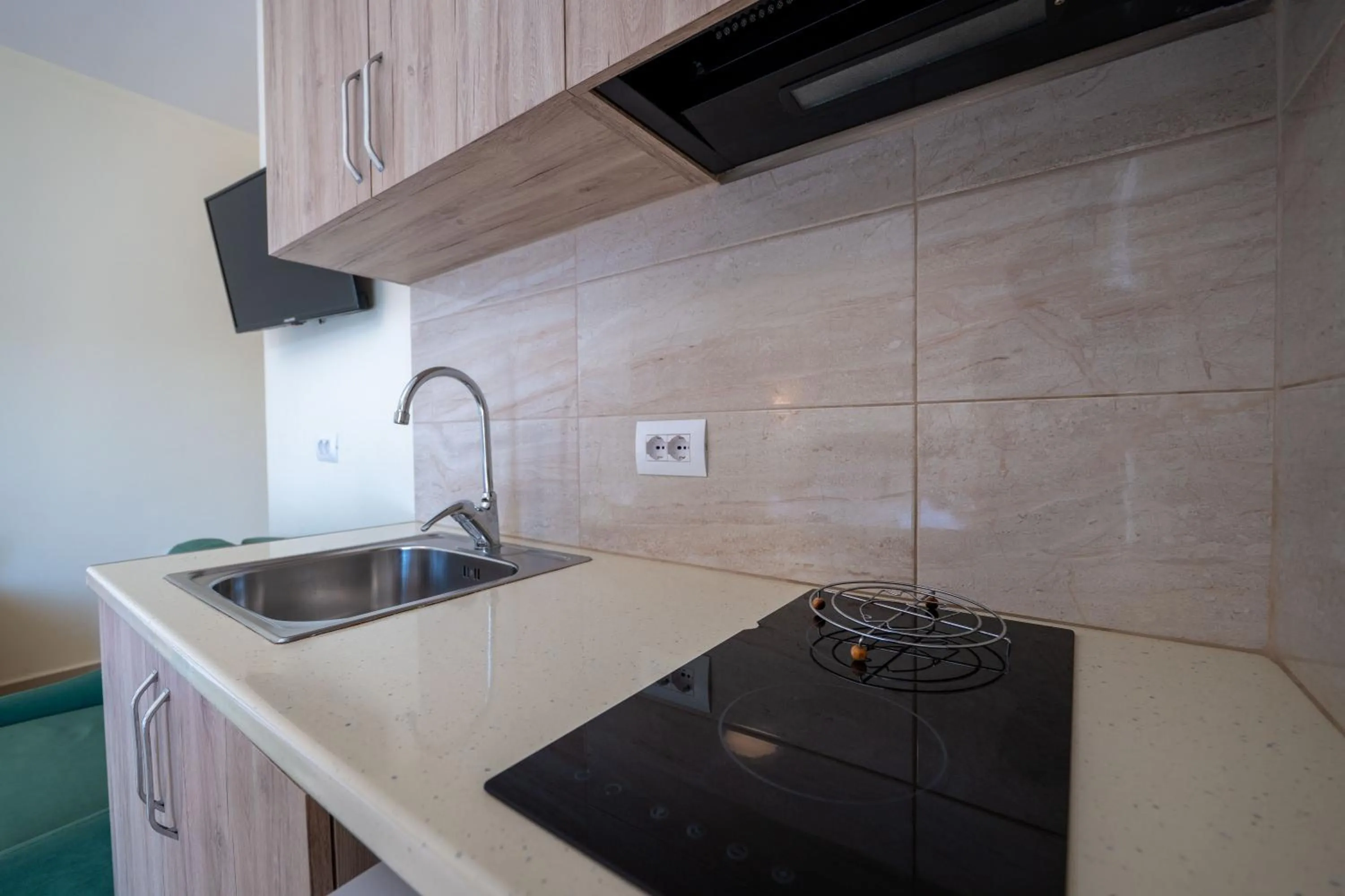 Kitchen or kitchenette in Golden Hotel