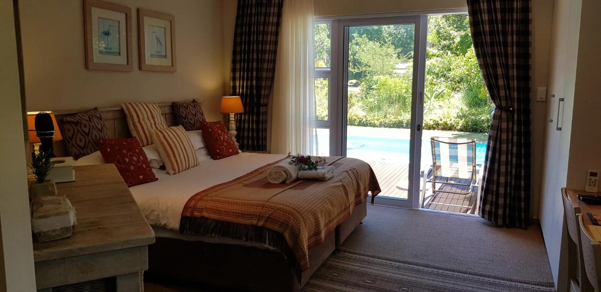 Bed in Hillscapes Guesthouse