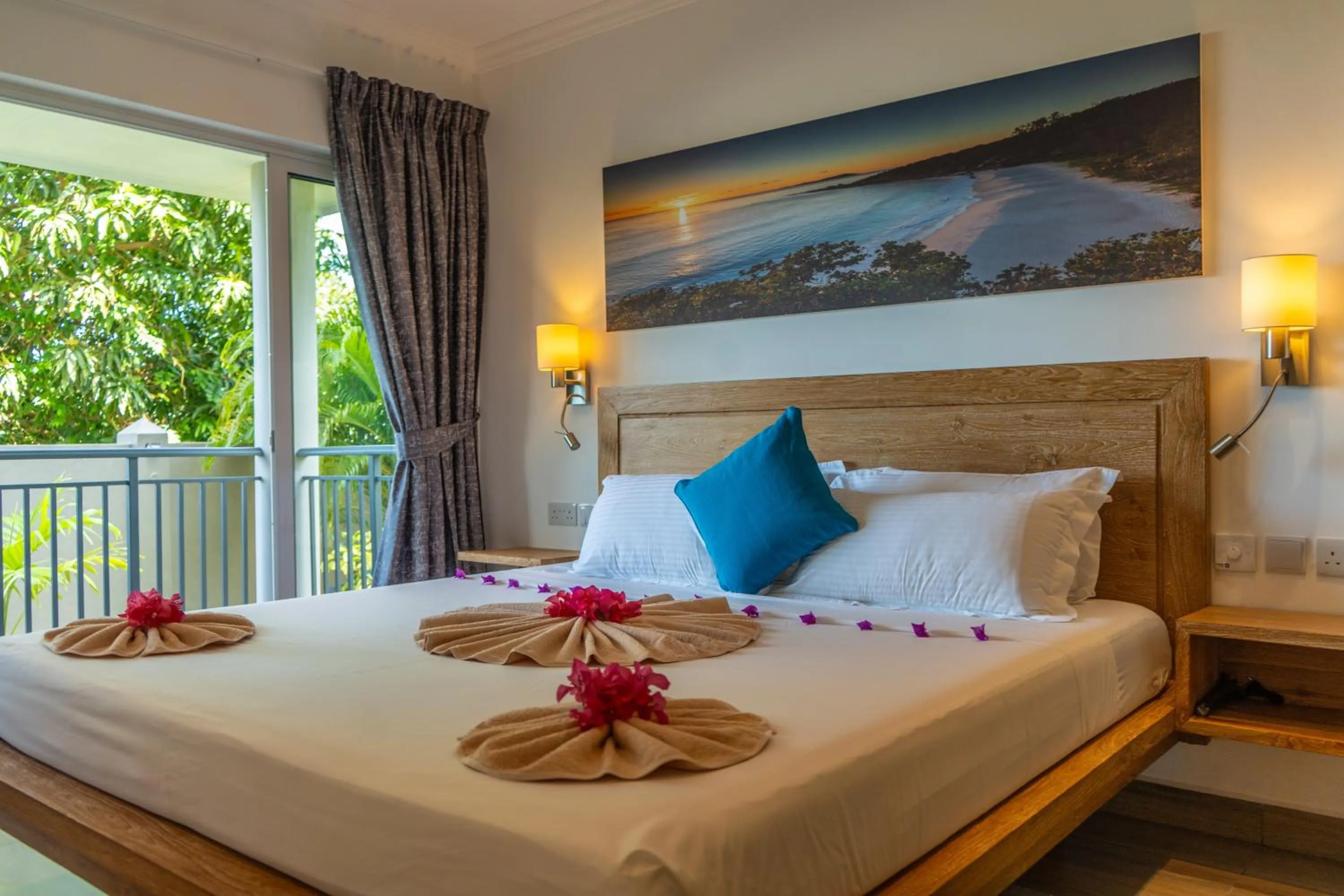 Bedroom, Bed in Summer Sand Holiday Apartments
