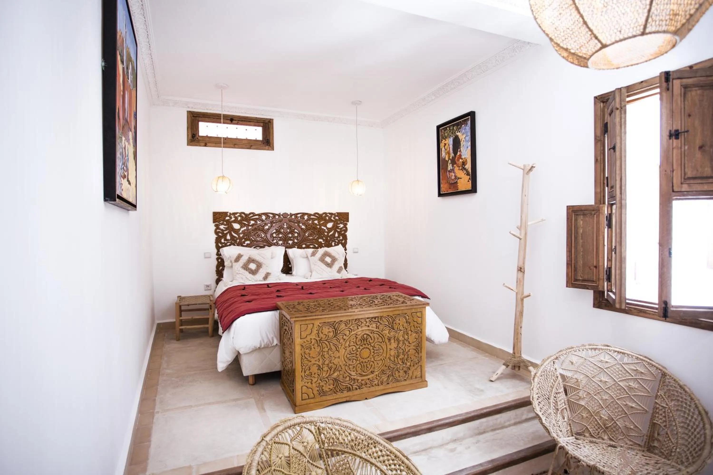 Bed in Riad Bab Aljana