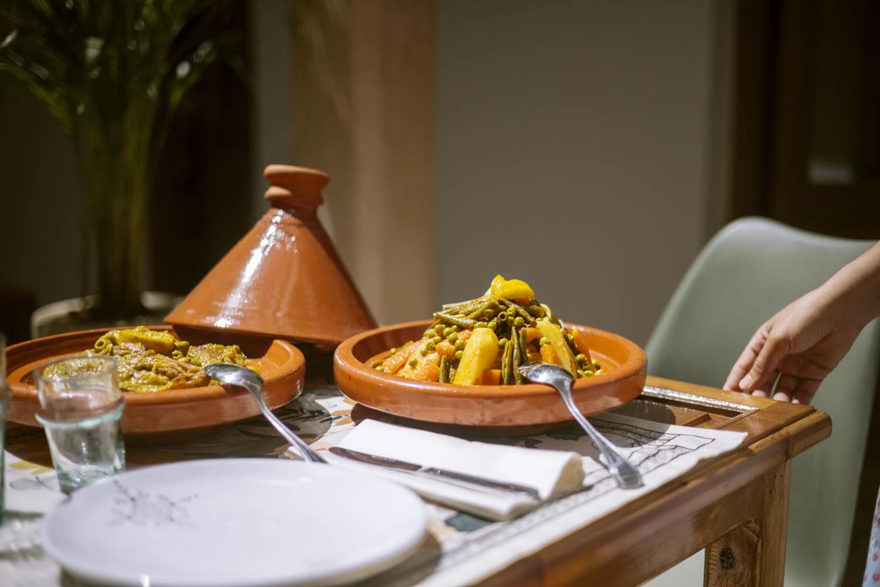 Restaurant/places to eat in Riad Bab Aljana