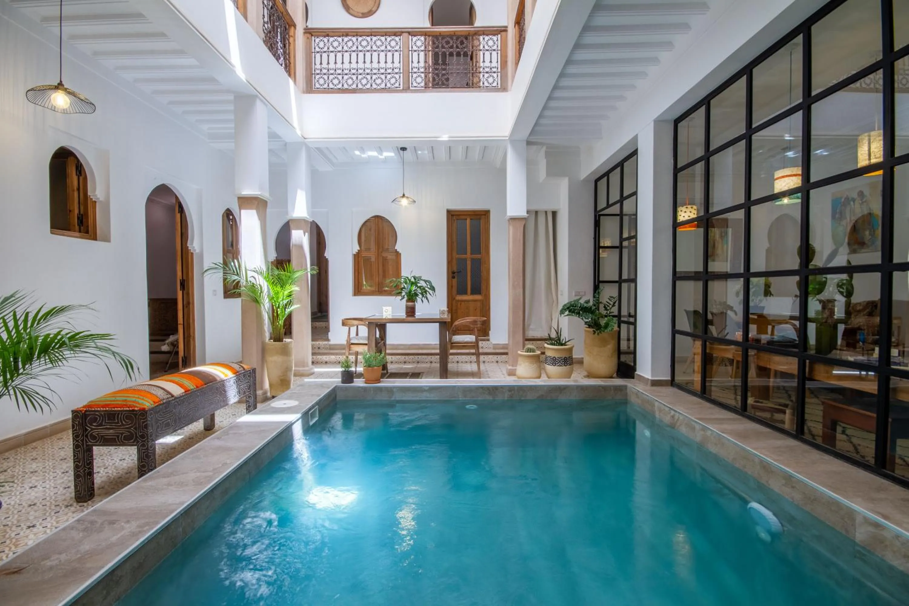 Pool view in Riad Bab Aljana