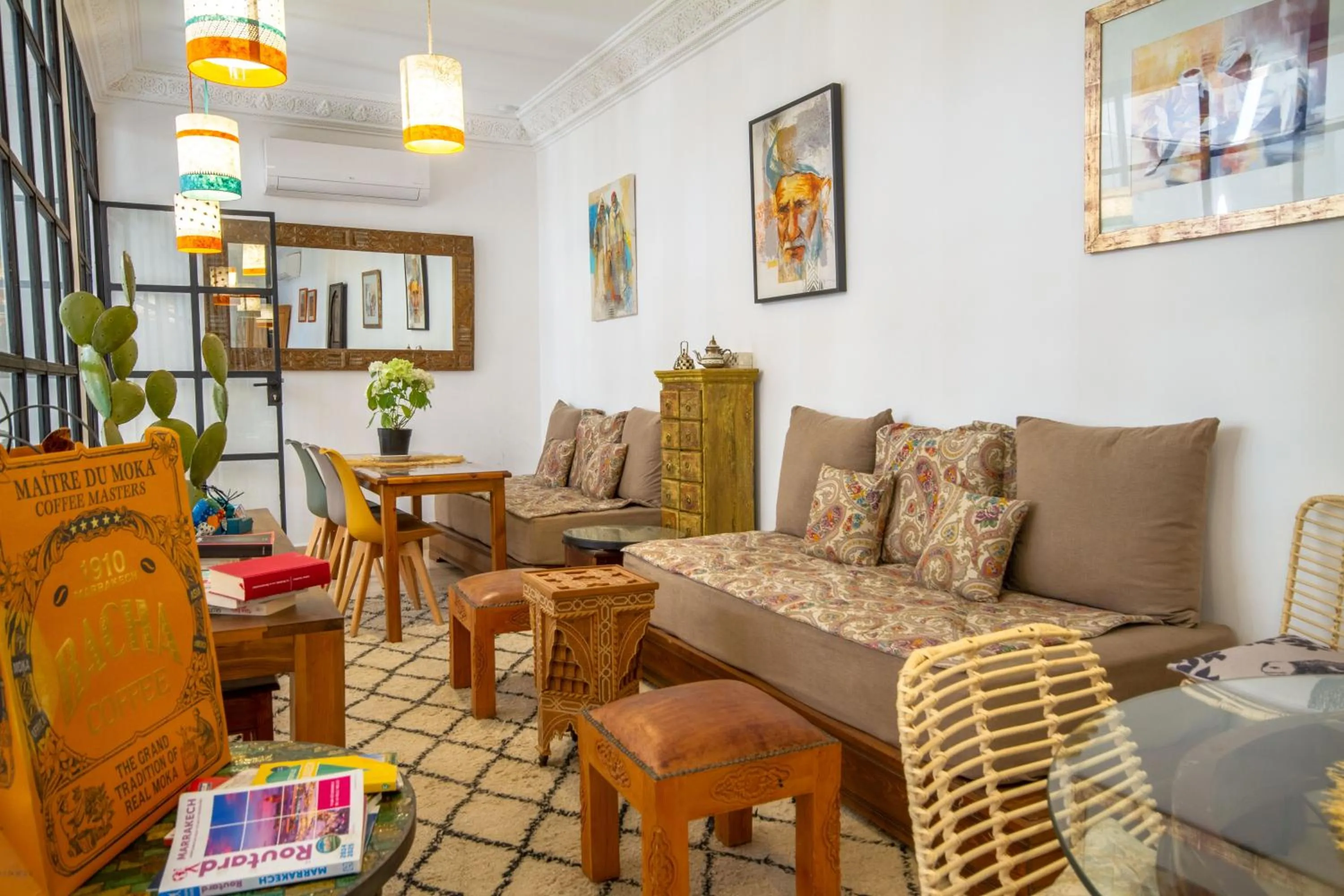 Seating area in Riad Bab Aljana