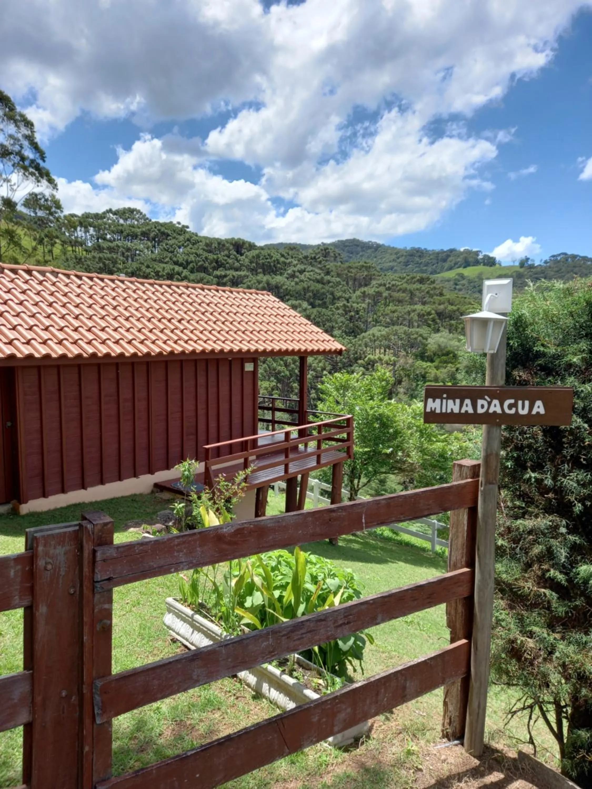 Balcony/Terrace in Pousada Som das Aguas