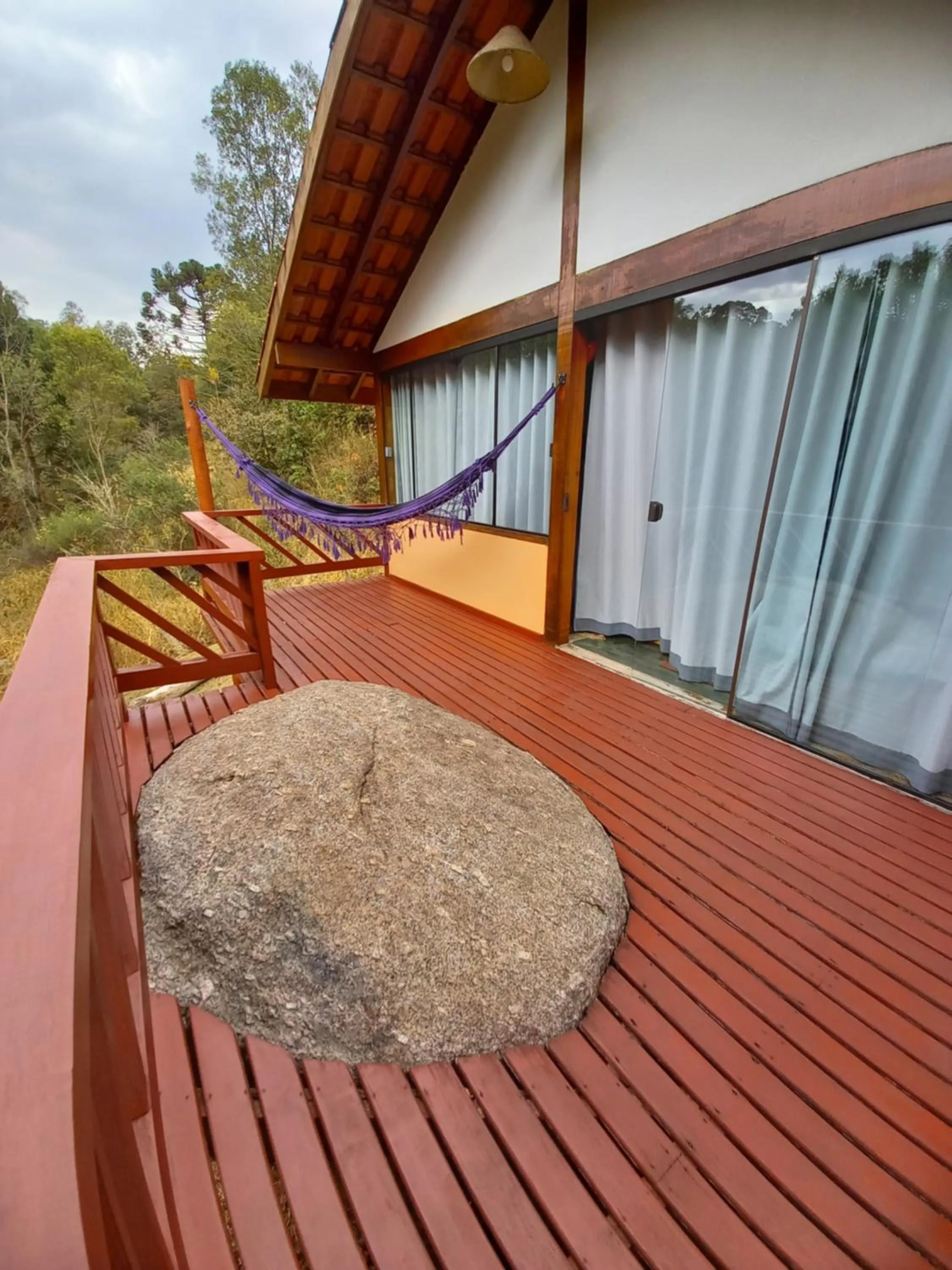 Patio in Pousada Som das Aguas