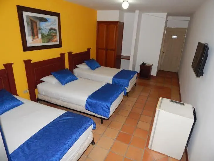 Bed in Hotel Castillo Real