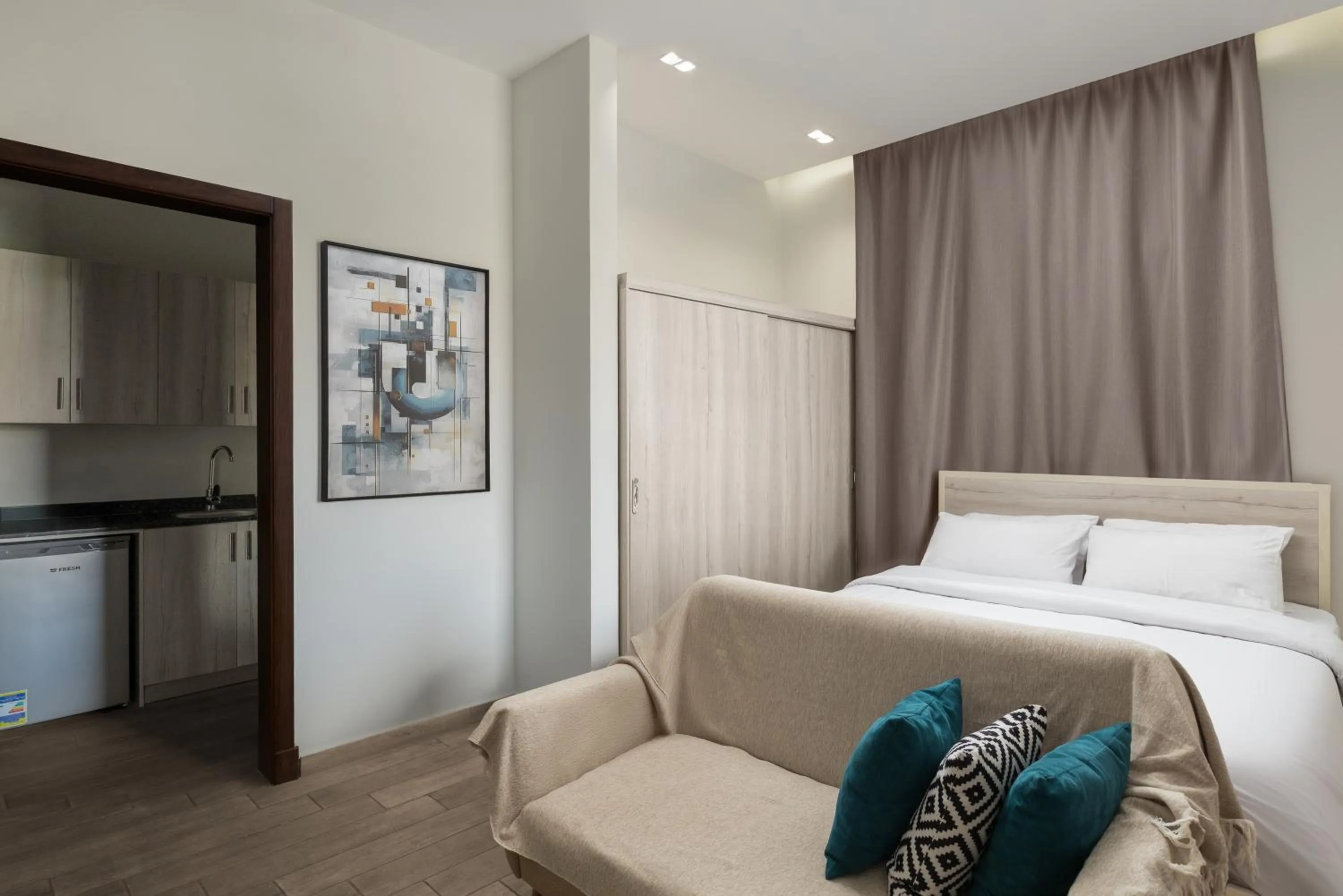 Bed in Sleep Inn Apart-Hotel