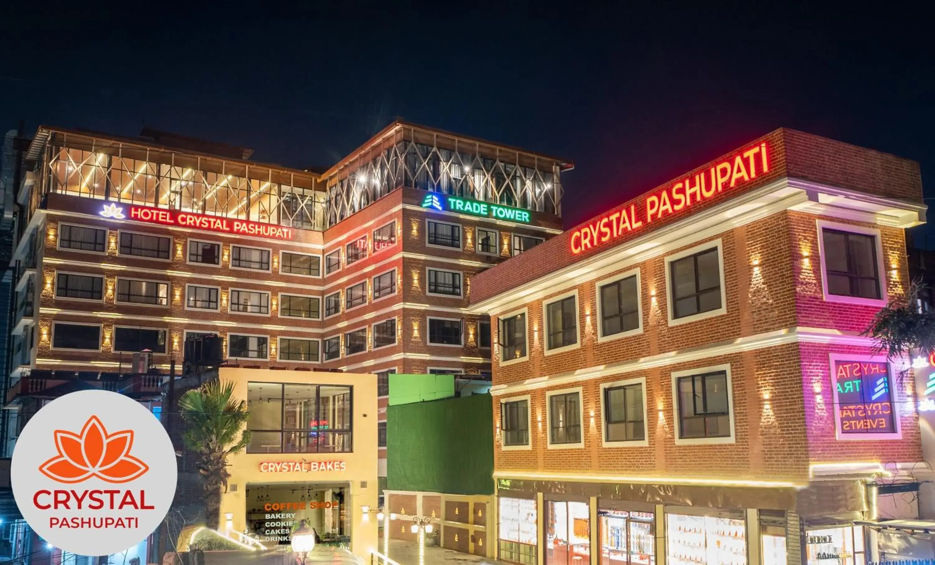 Property building in Hotel Crystal Pashupati Property building in Hotel Crystal Pashupati