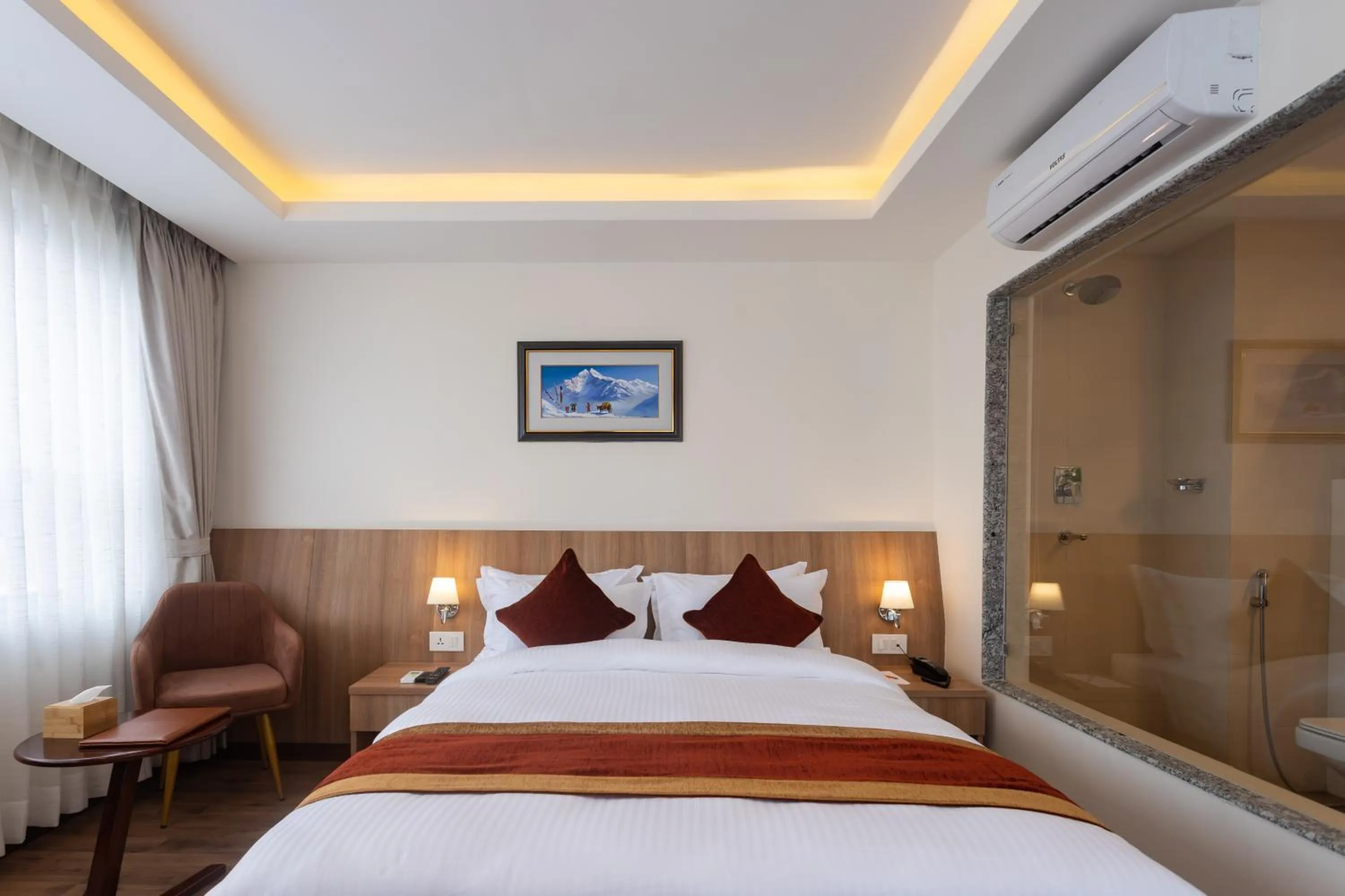 Photo of the whole room, Bed in Hotel Crystal Pashupati