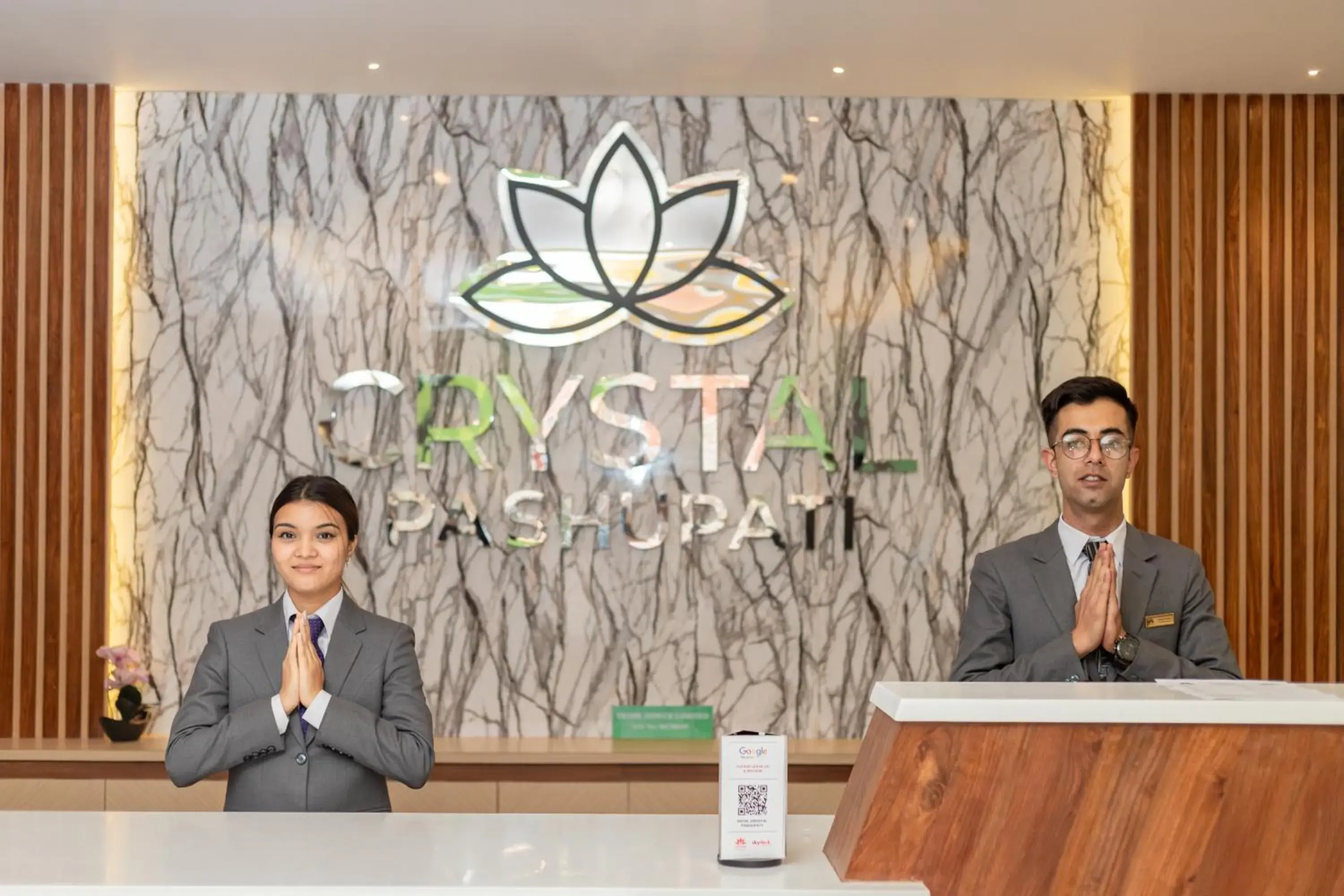 Lobby or reception in Hotel Crystal Pashupati Lobby or reception in Hotel Crystal Pashupati