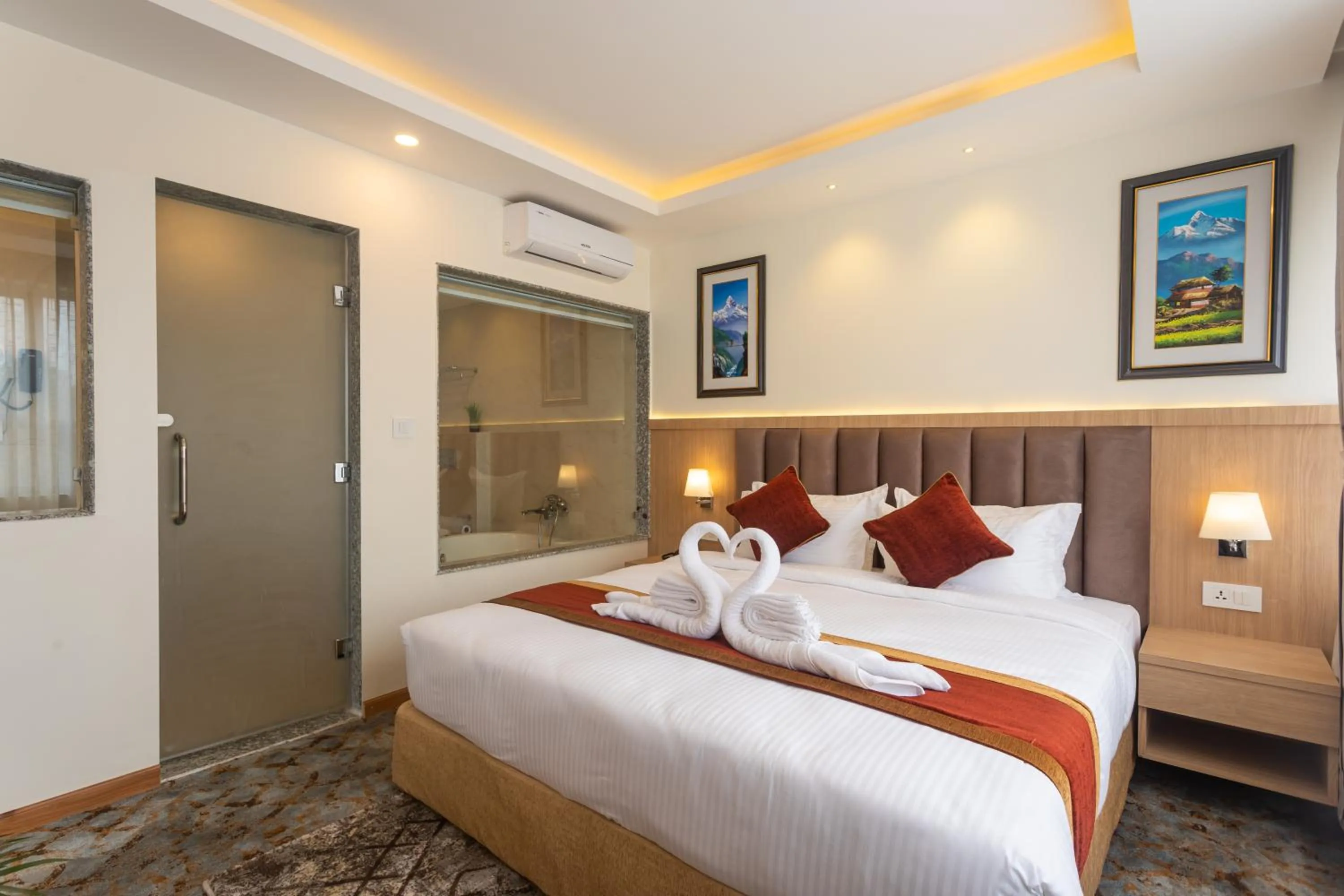 Photo of the whole room, Bed in Hotel Crystal Pashupati