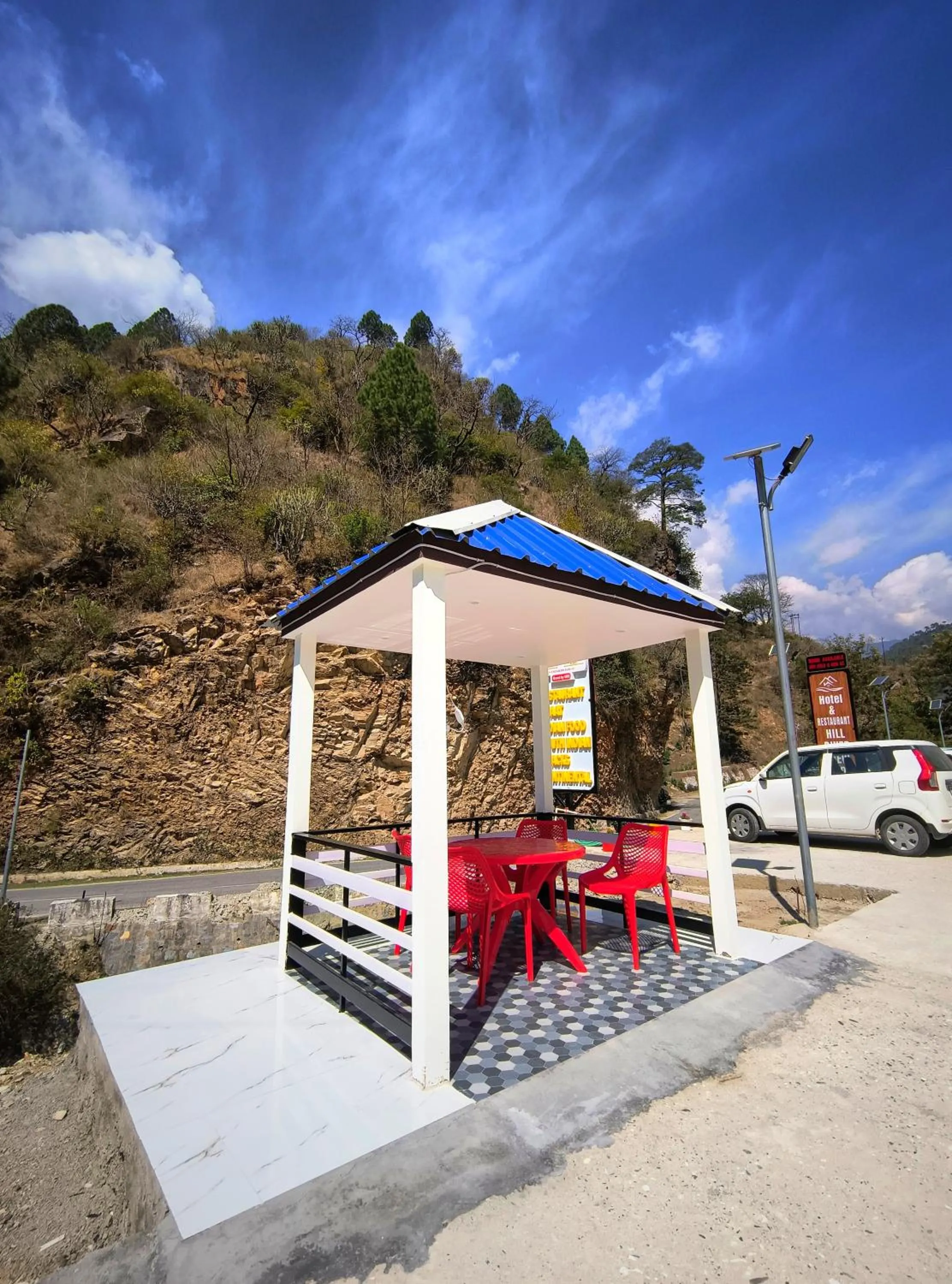 sunbed in Hotel Hill River View Resort