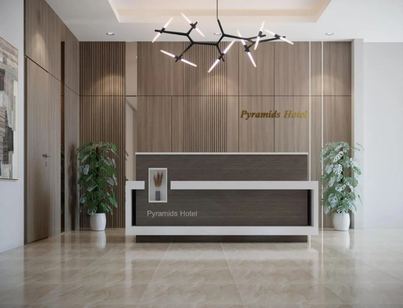 Lobby or reception in Aziz Egypt Pyramids Hotel