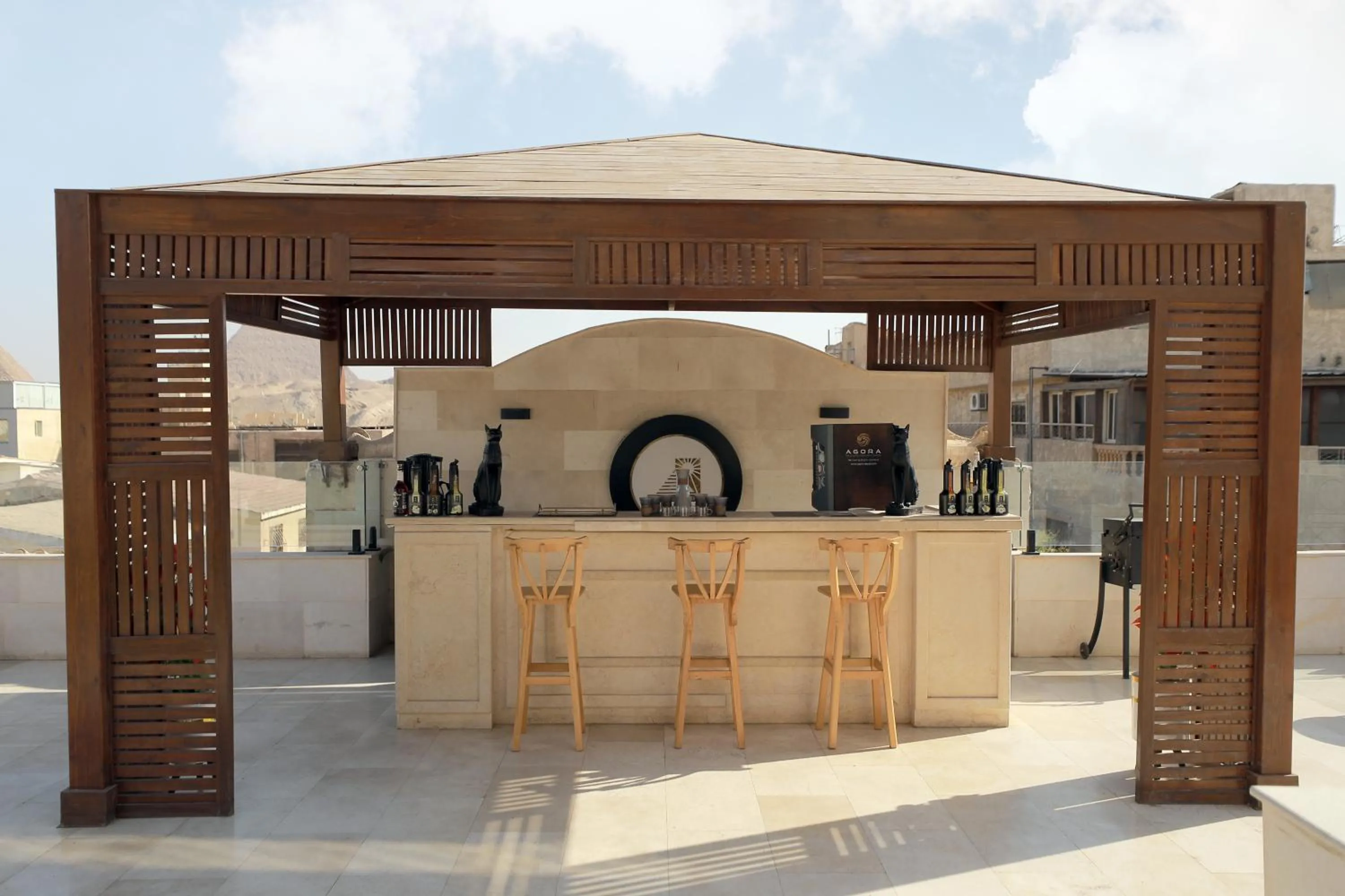Lounge or bar in Aziz Egypt Pyramids Hotel