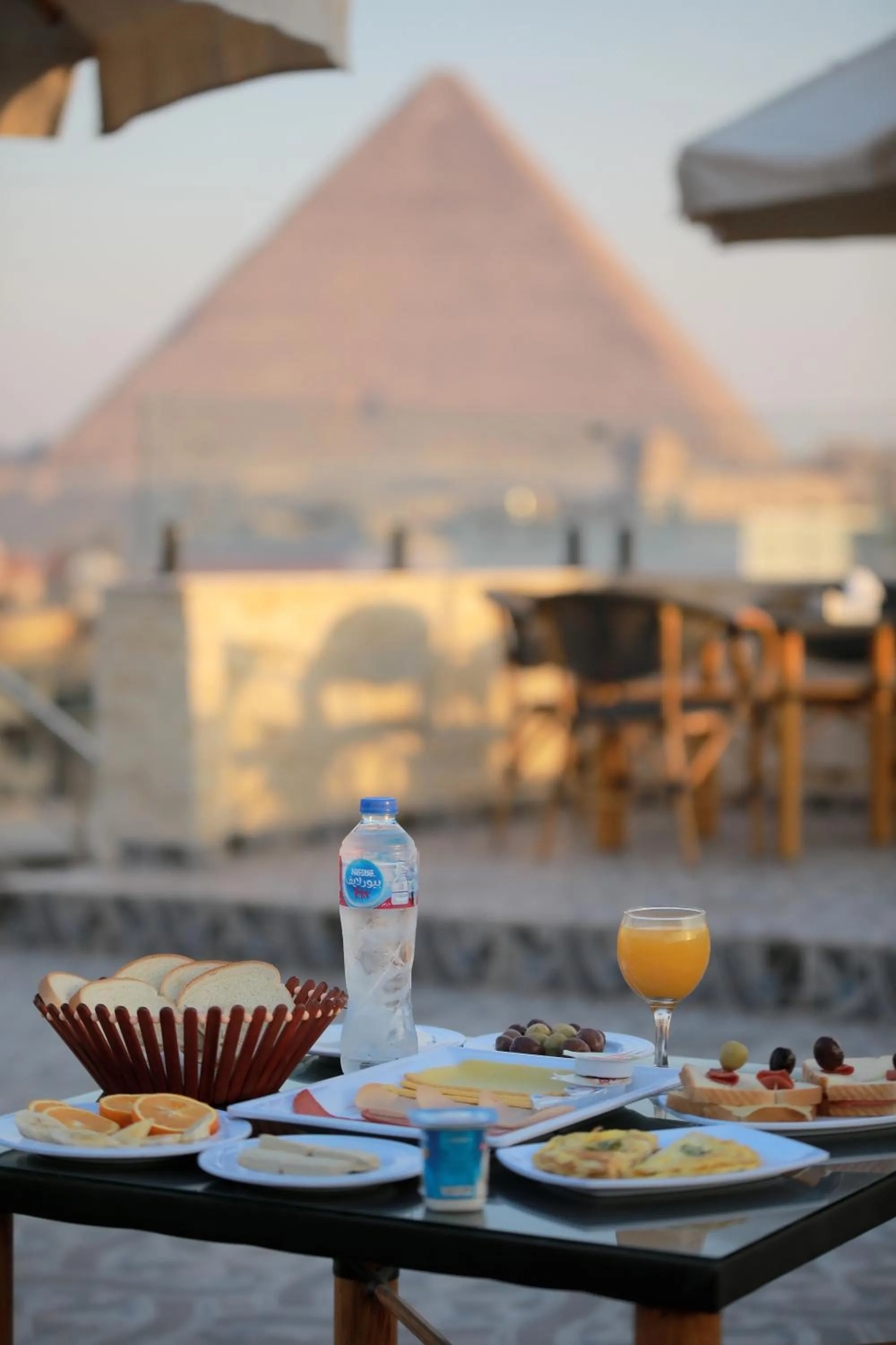 Breakfast in Aziz Egypt Pyramids Hotel