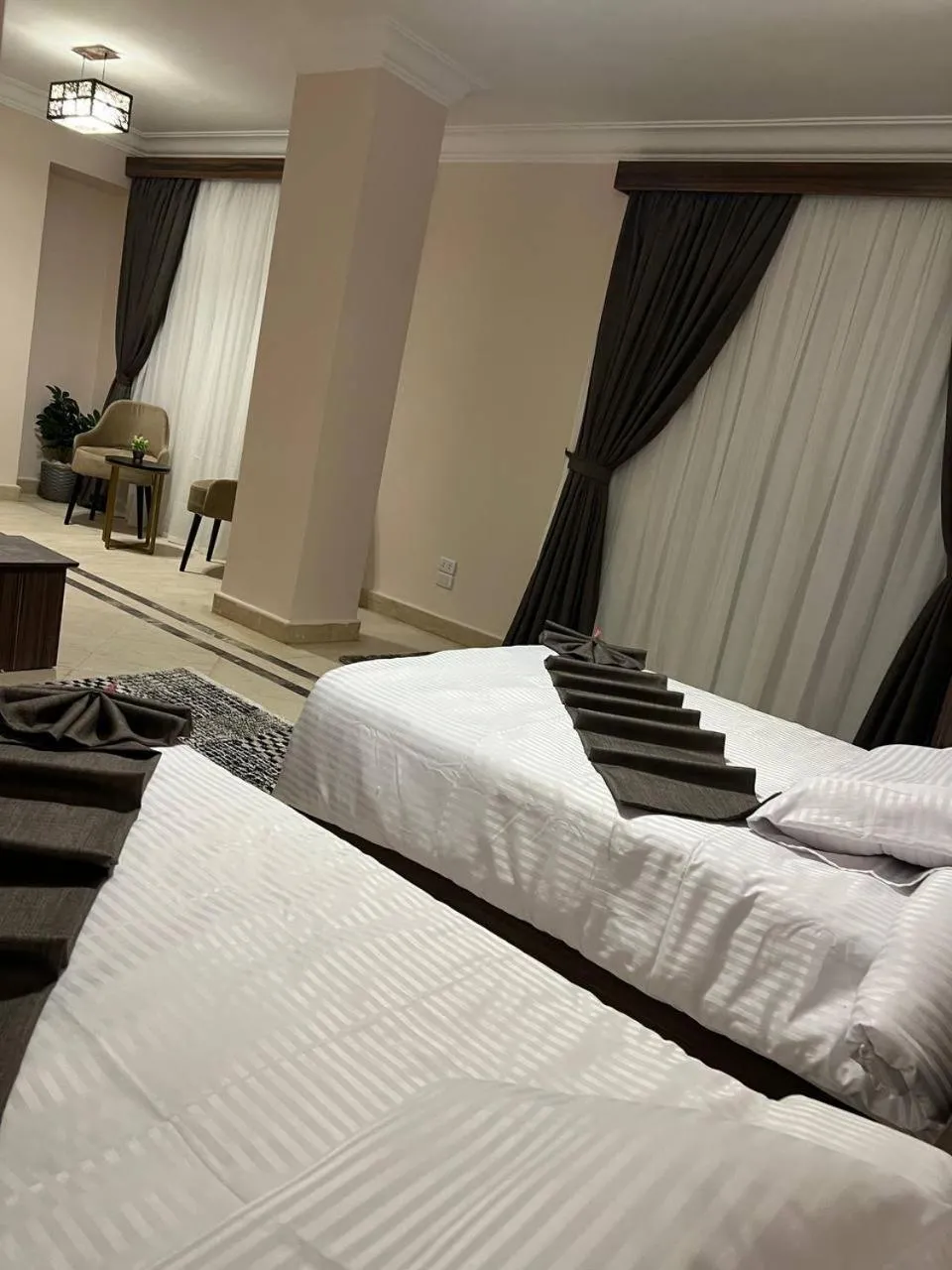 Photo of the whole room, Bed in Aziz Egypt Pyramids Hotel