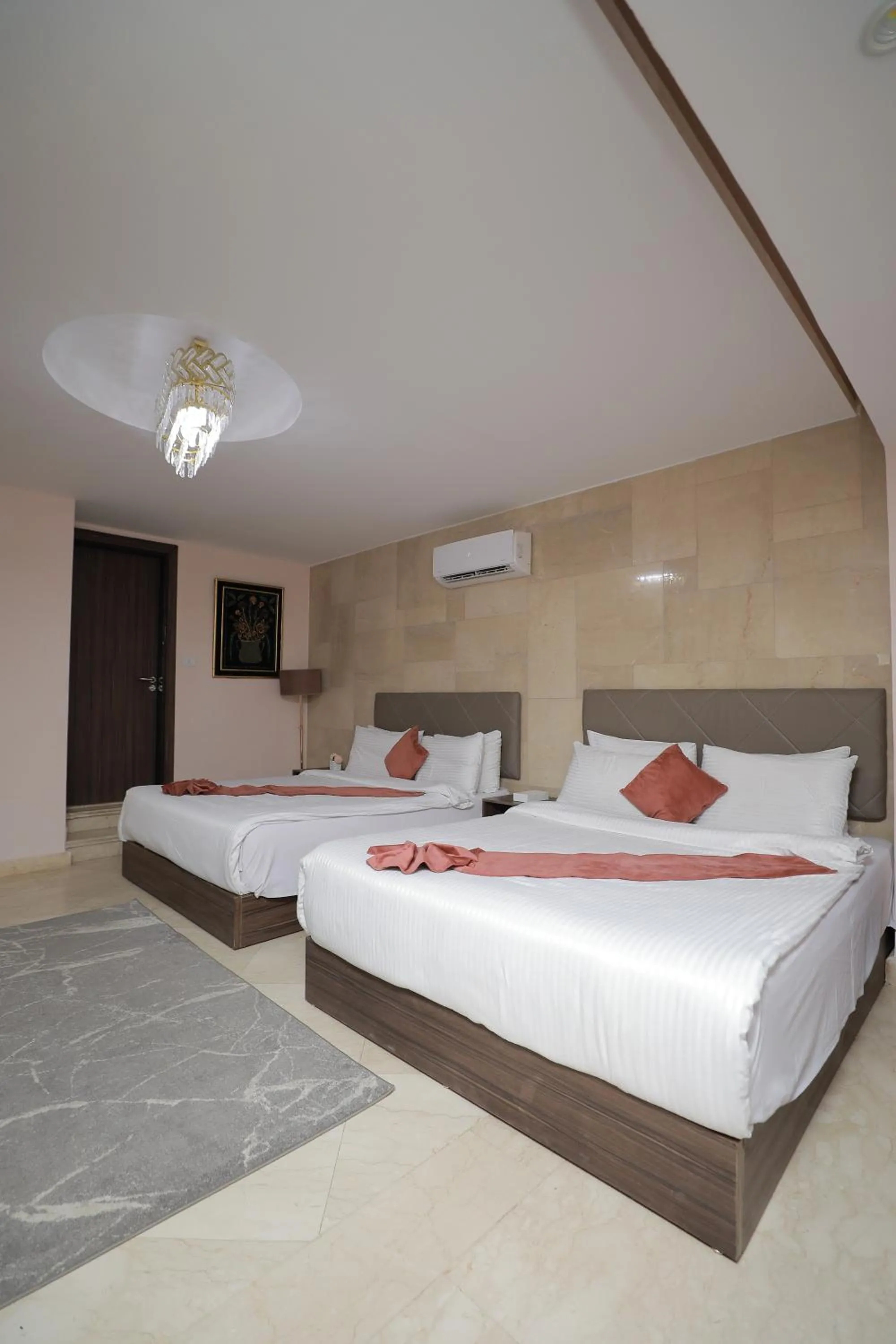Bed in Aziz Egypt Pyramids Hotel
