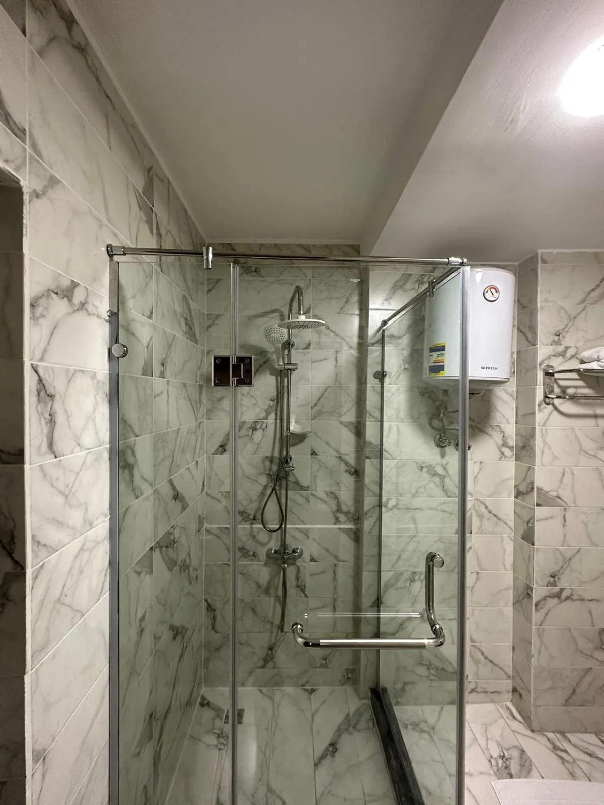 Shower in Aziz Egypt Pyramids Hotel