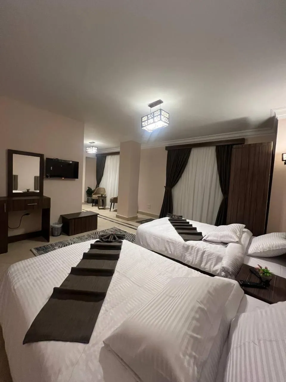 Photo of the whole room, Bed in Aziz Egypt Pyramids Hotel