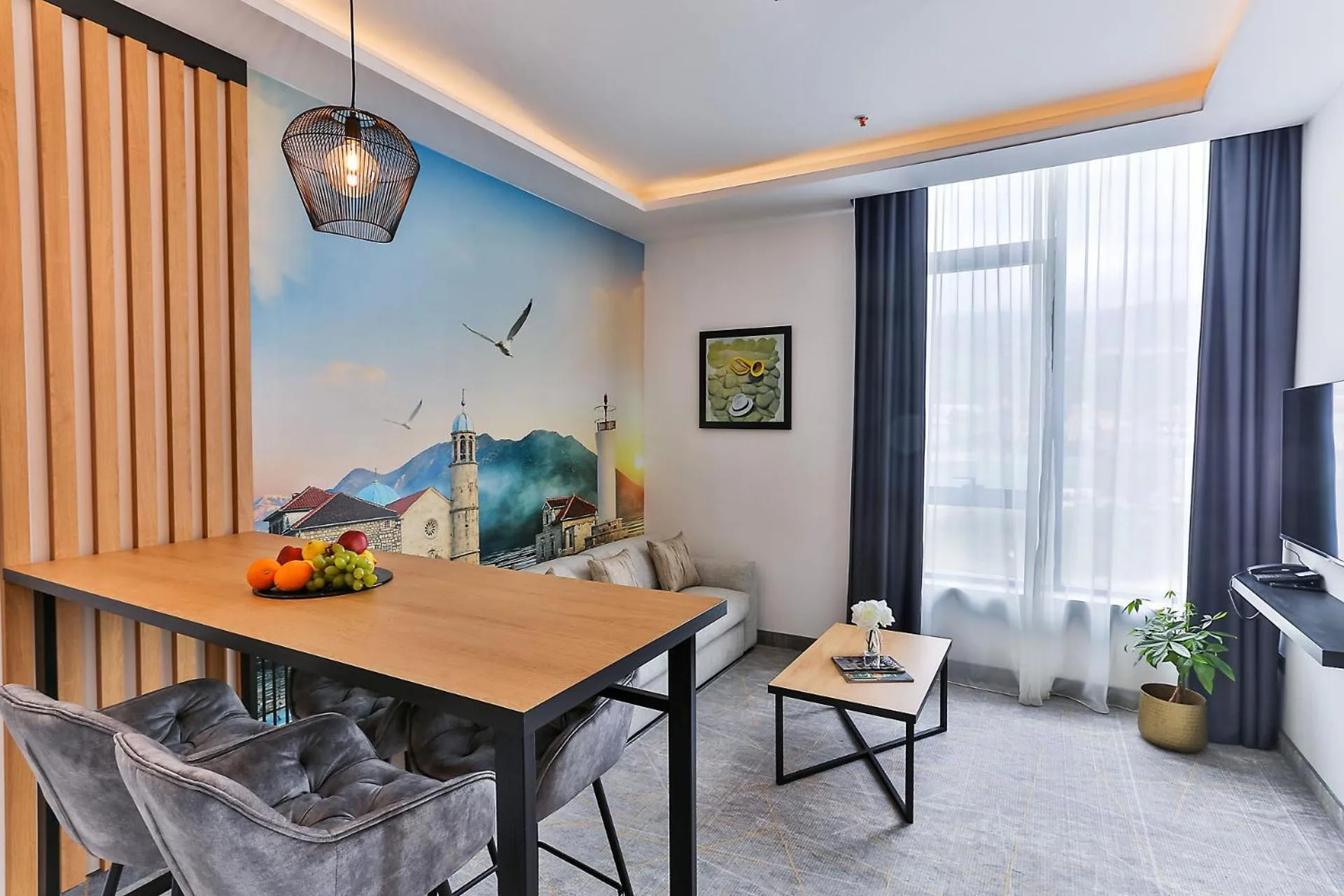 Living room in Hotel Boka