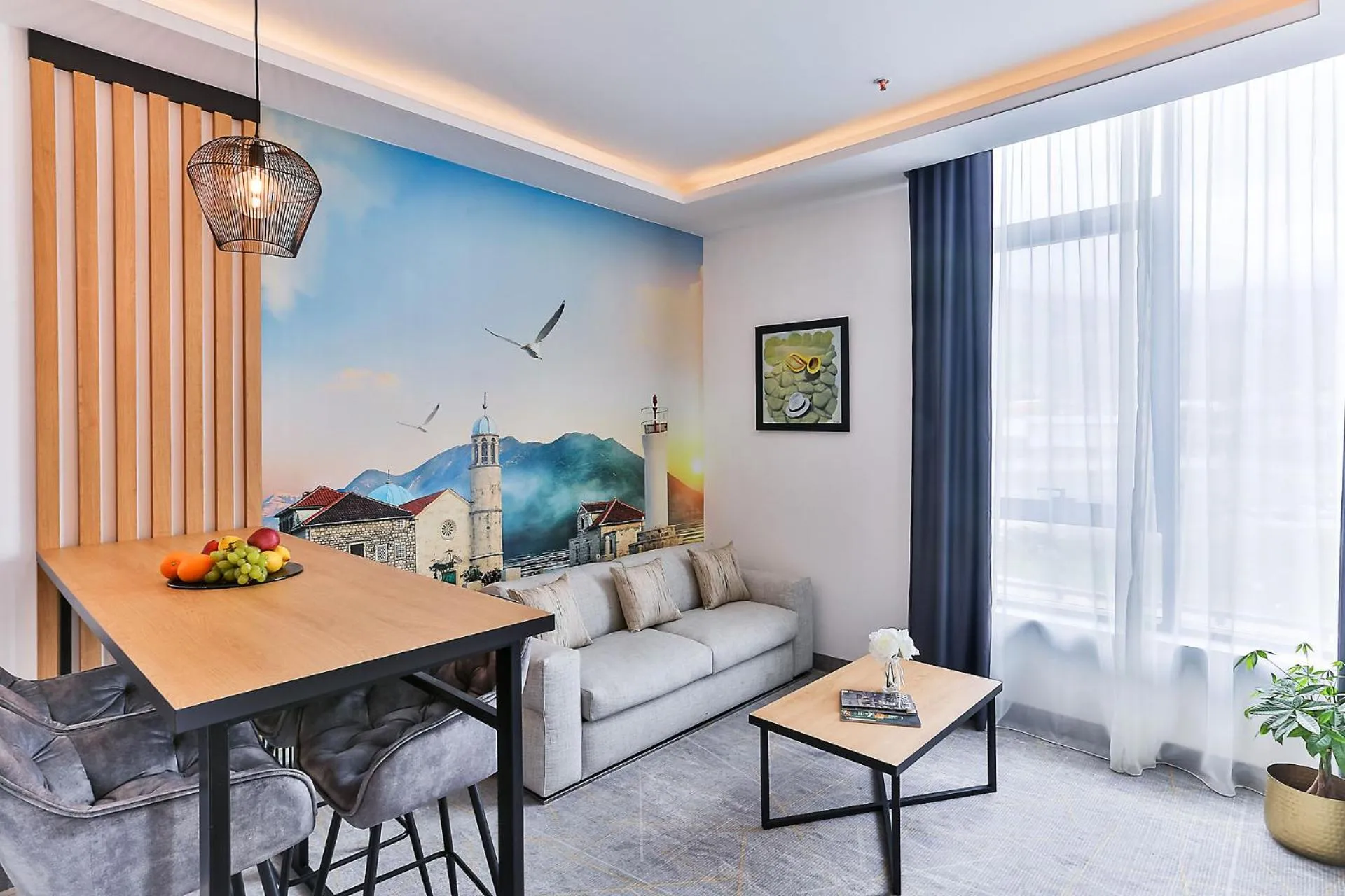 Living room in Hotel Boka