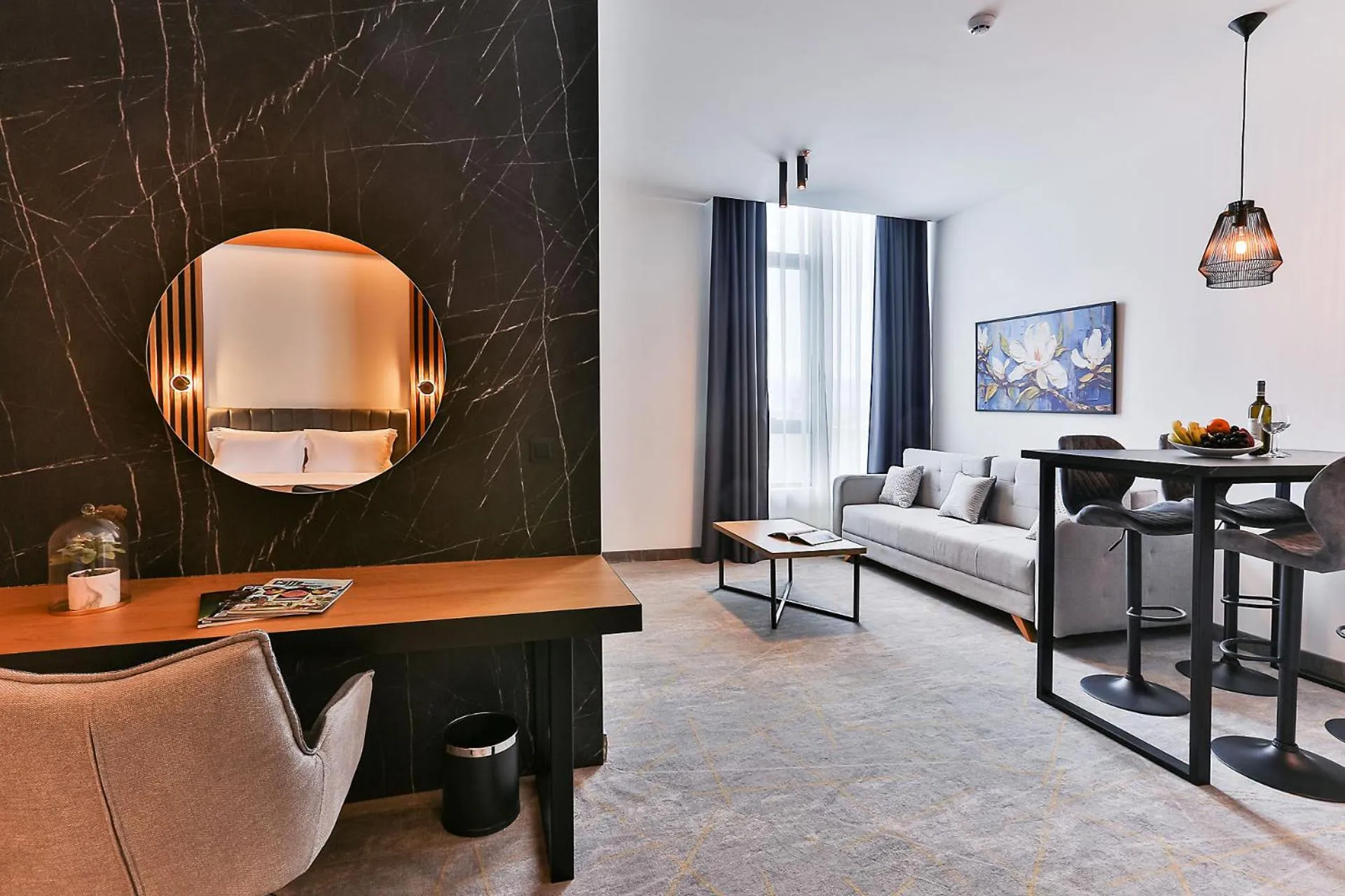 Living room in Hotel Boka