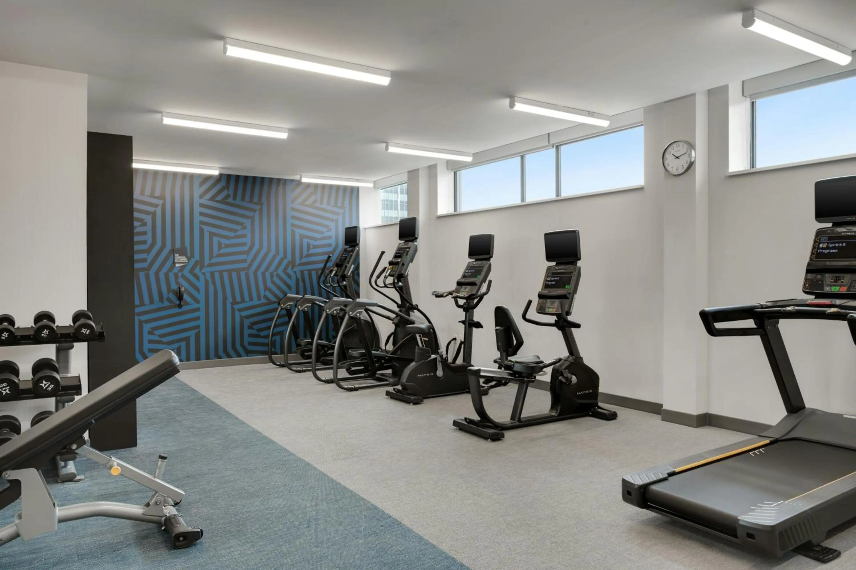 Fitness centre/facilities in Aloft Indianapolis Downtown