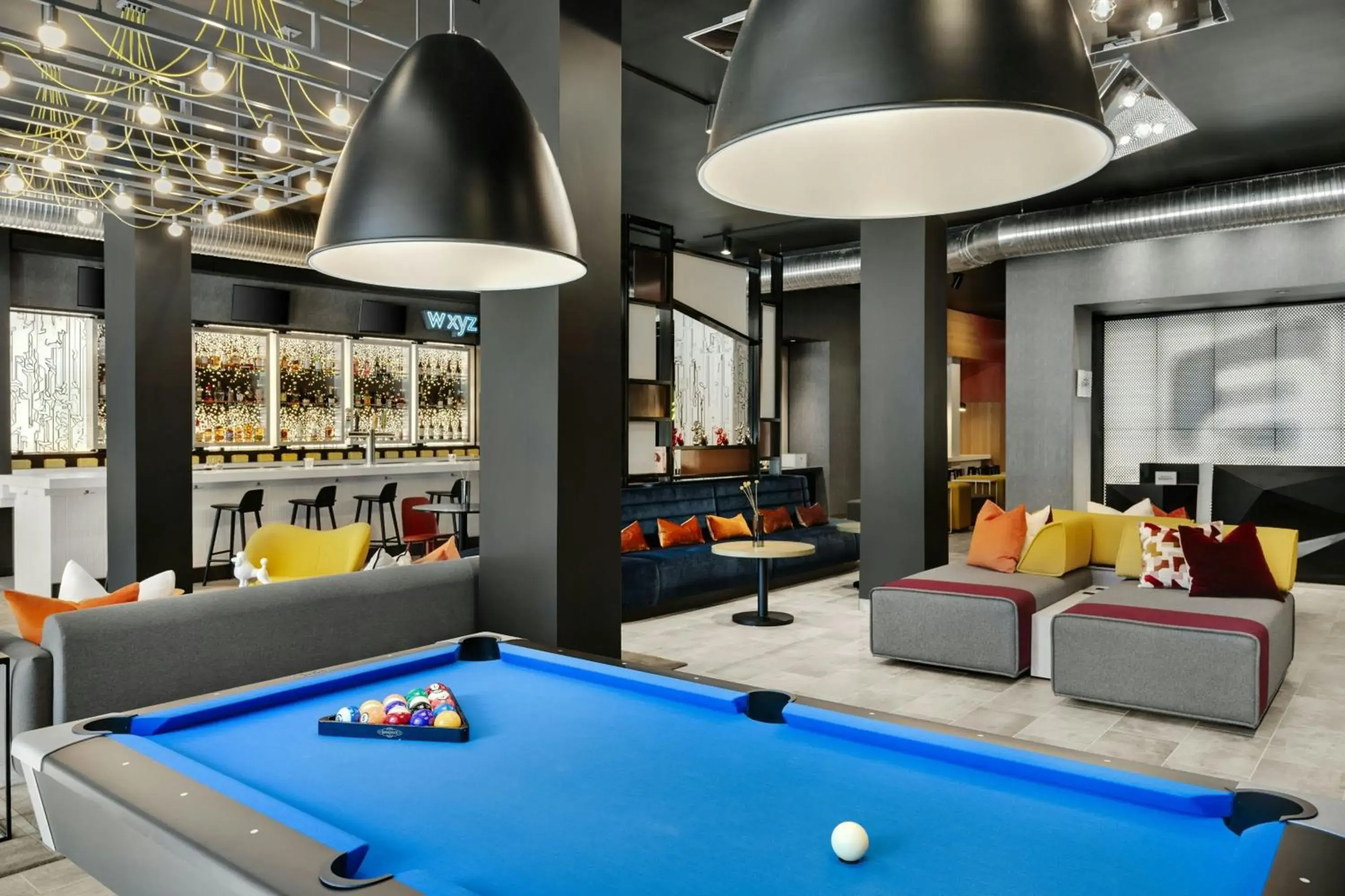 Lobby or reception in Aloft Indianapolis Downtown Lobby or reception in Aloft Indianapolis Downtown