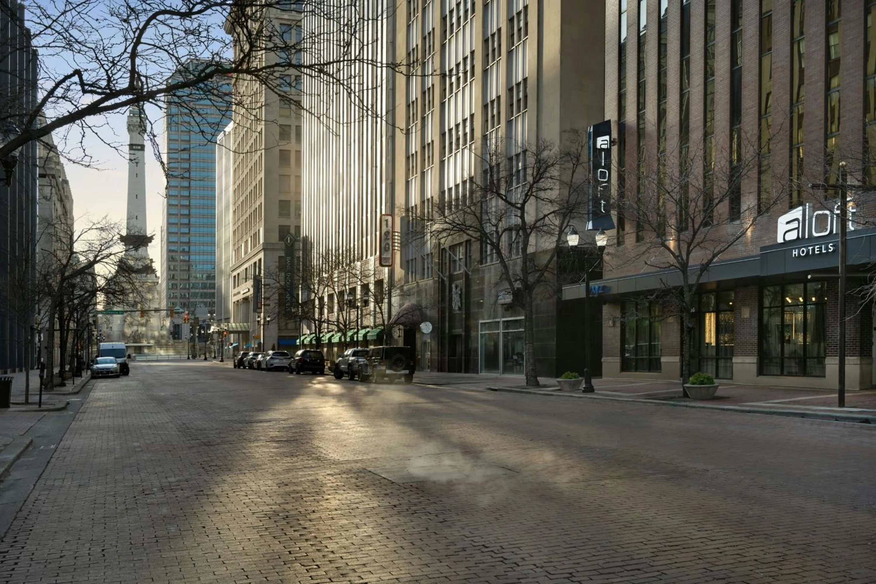 View (from property/room) in Aloft Indianapolis Downtown