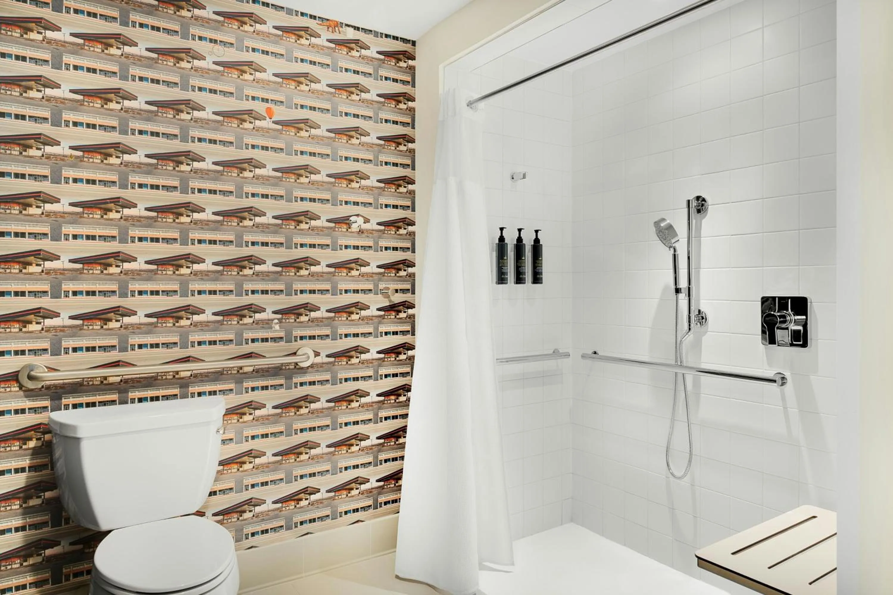 Bathroom in Aloft Indianapolis Downtown