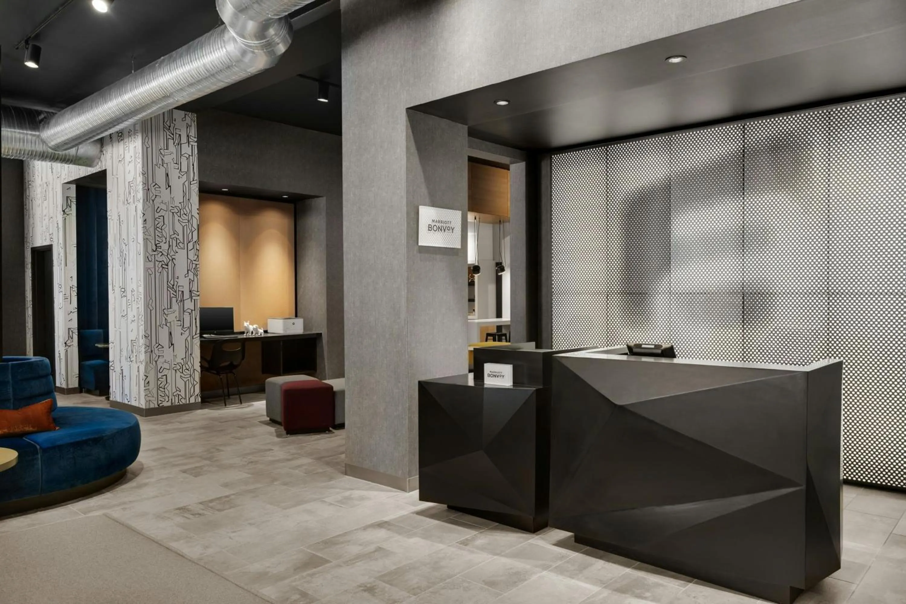 Lobby or reception in Aloft Indianapolis Downtown