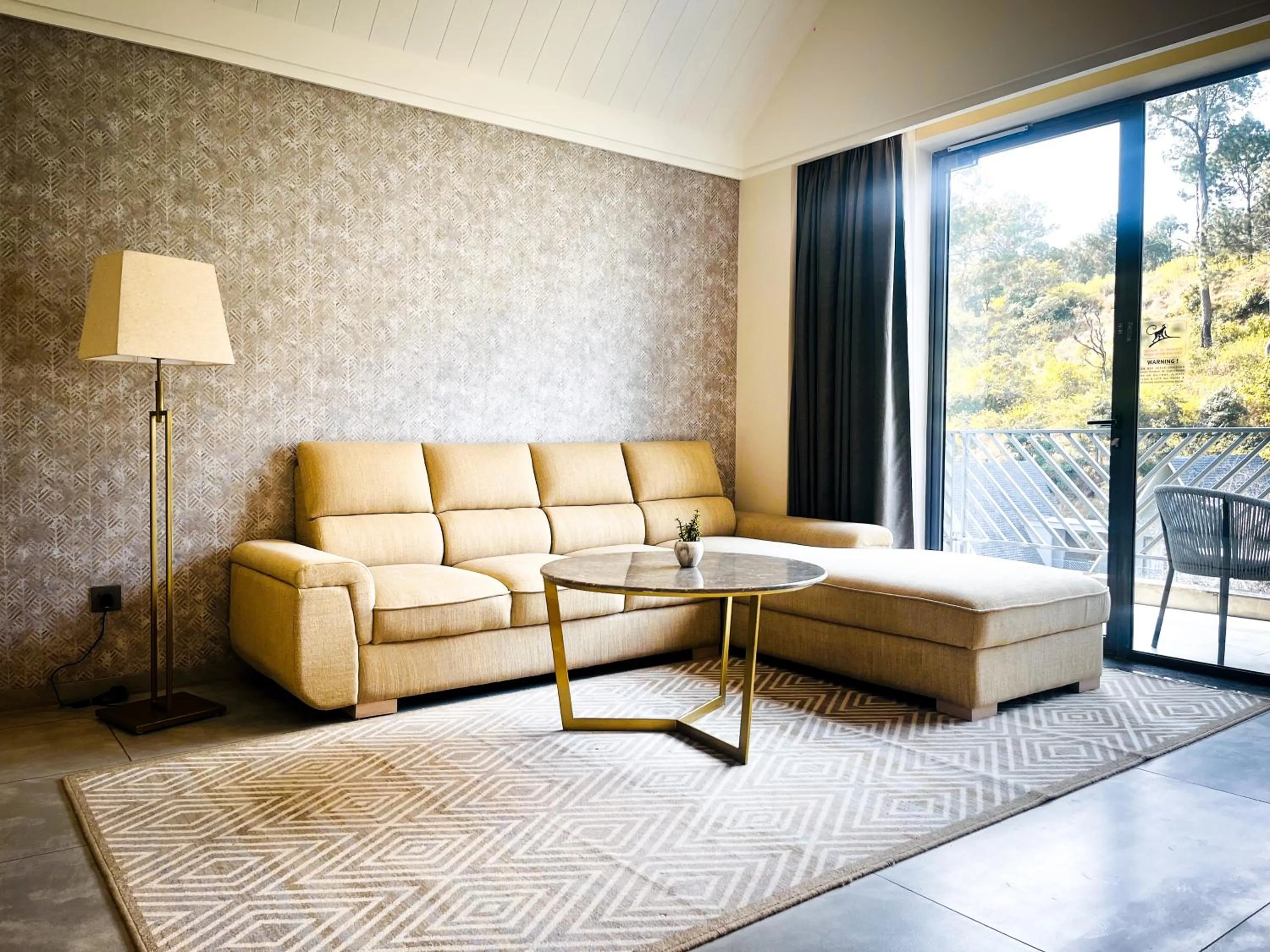 Living room, Bed in Katra Marriott Resort & Spa