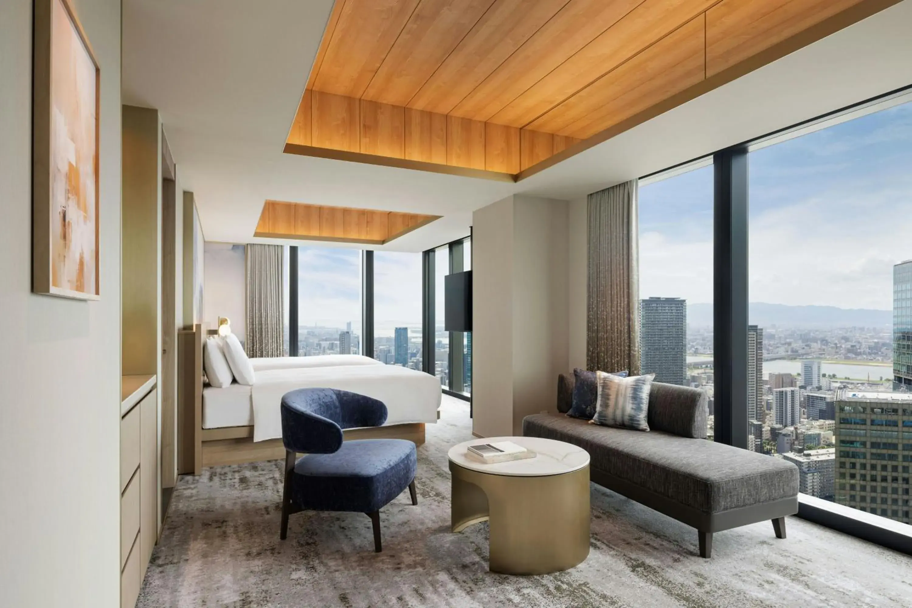 Scenic Corner Twin Room with City View - High Floor in THE OSAKA STATION HOTEL, Autograph Collection Scenic Corner Twin Room with City View - High Floor in THE OSAKA STATION HOTEL, Autograph Collection