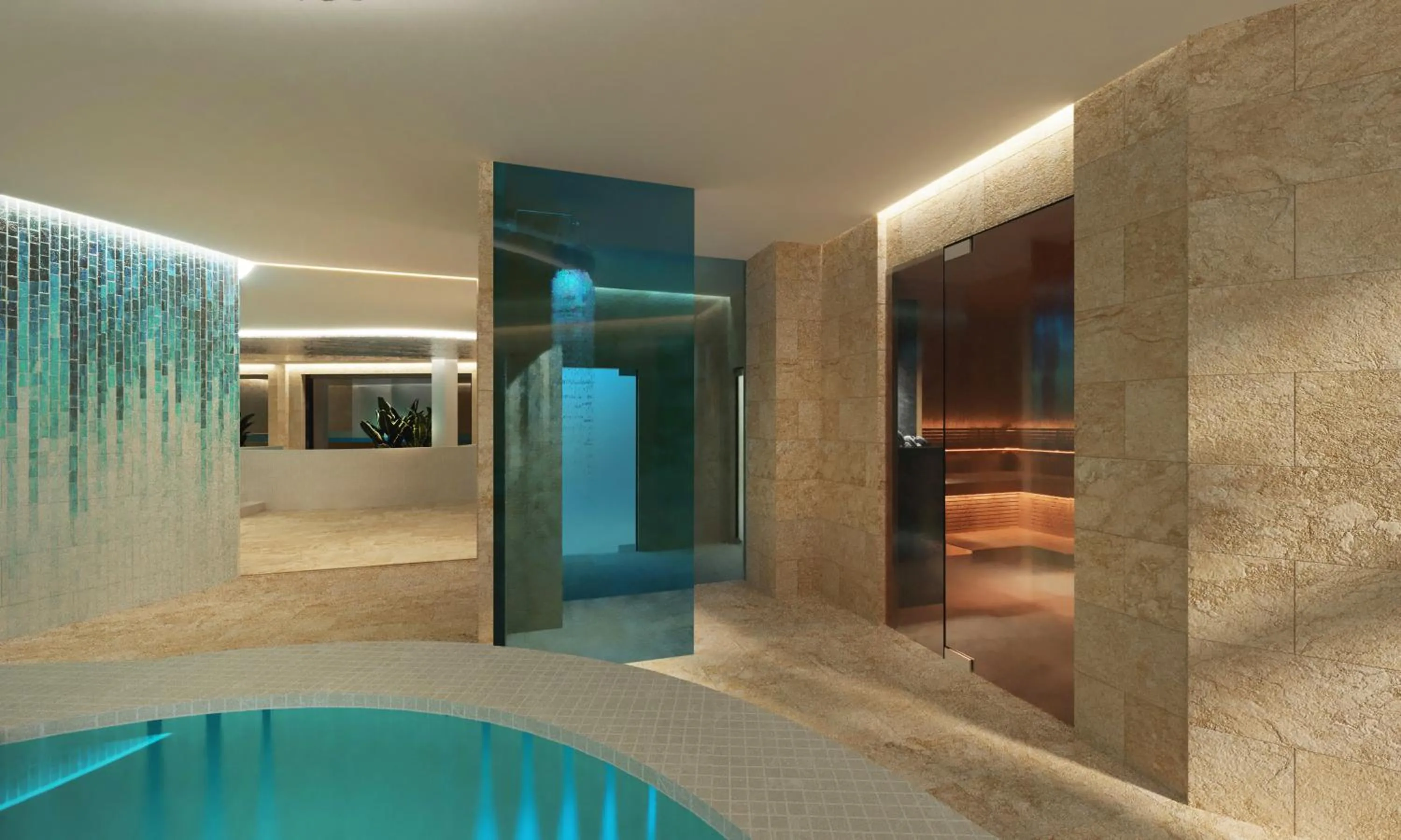 Swimming pool in Baltic Waves Resort by PI Apartments - Official Operator