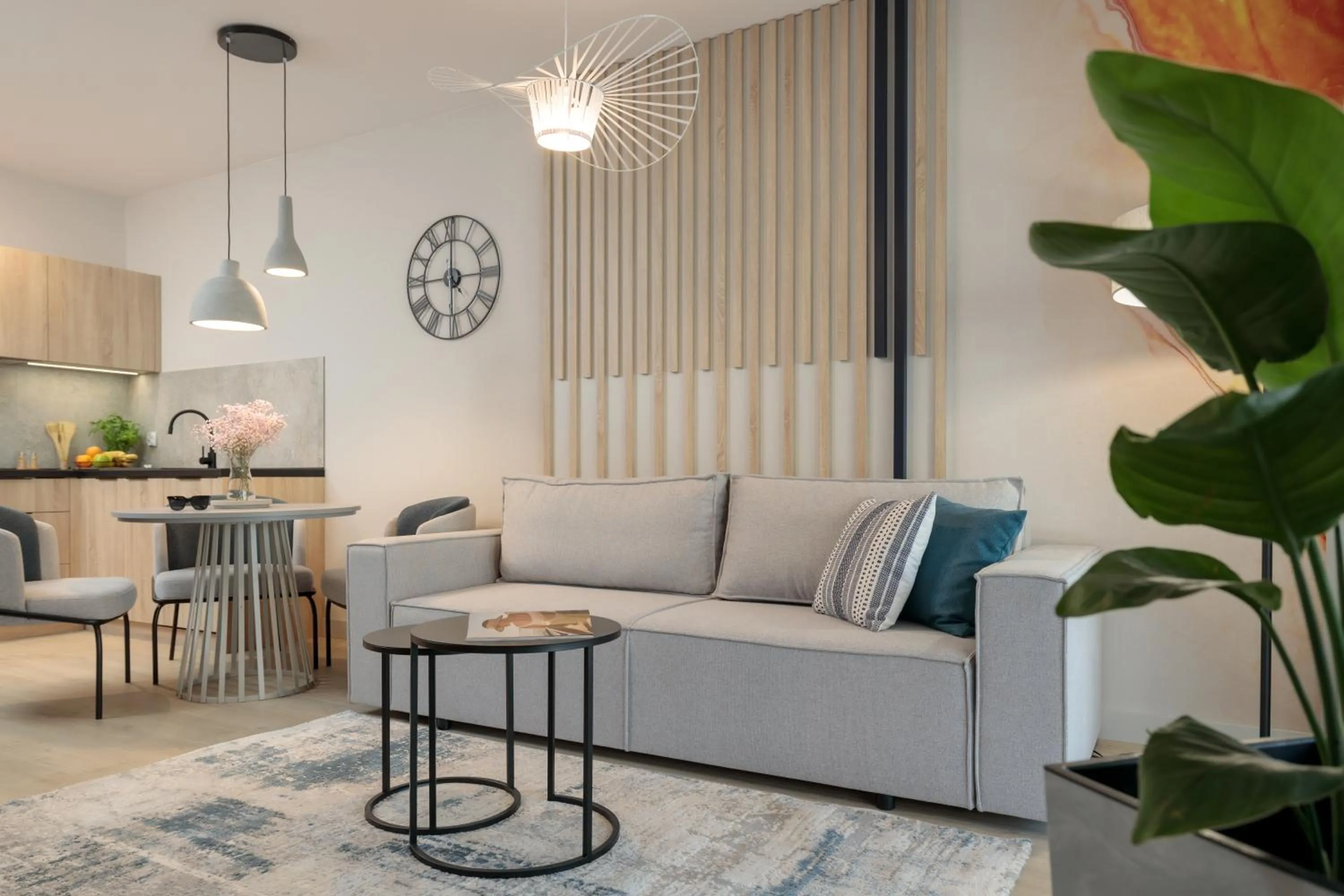 Living room in Baltic Waves Resort by PI Apartments - Official Operator