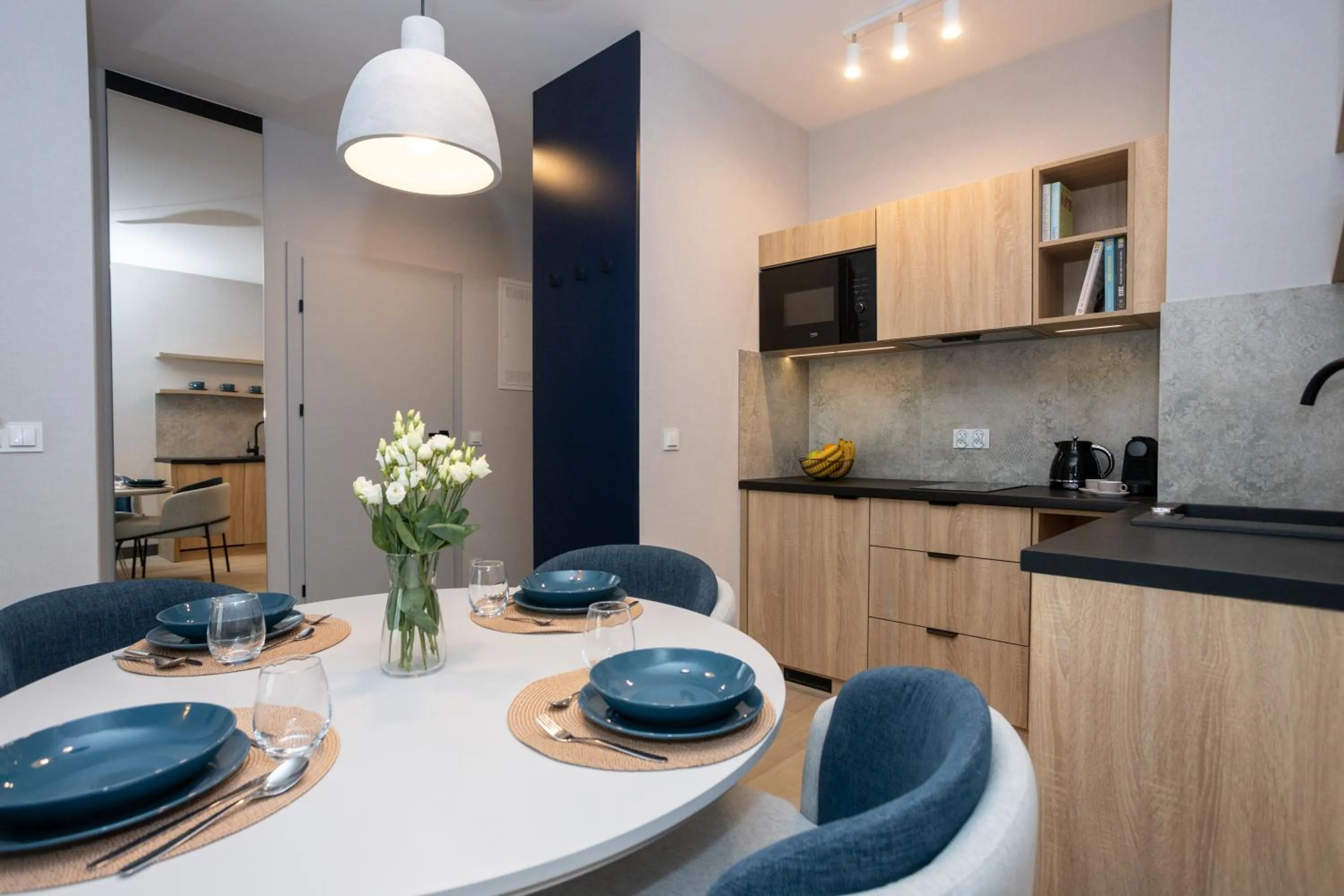 stove in Baltic Waves Resort by PI Apartments - Official Operator