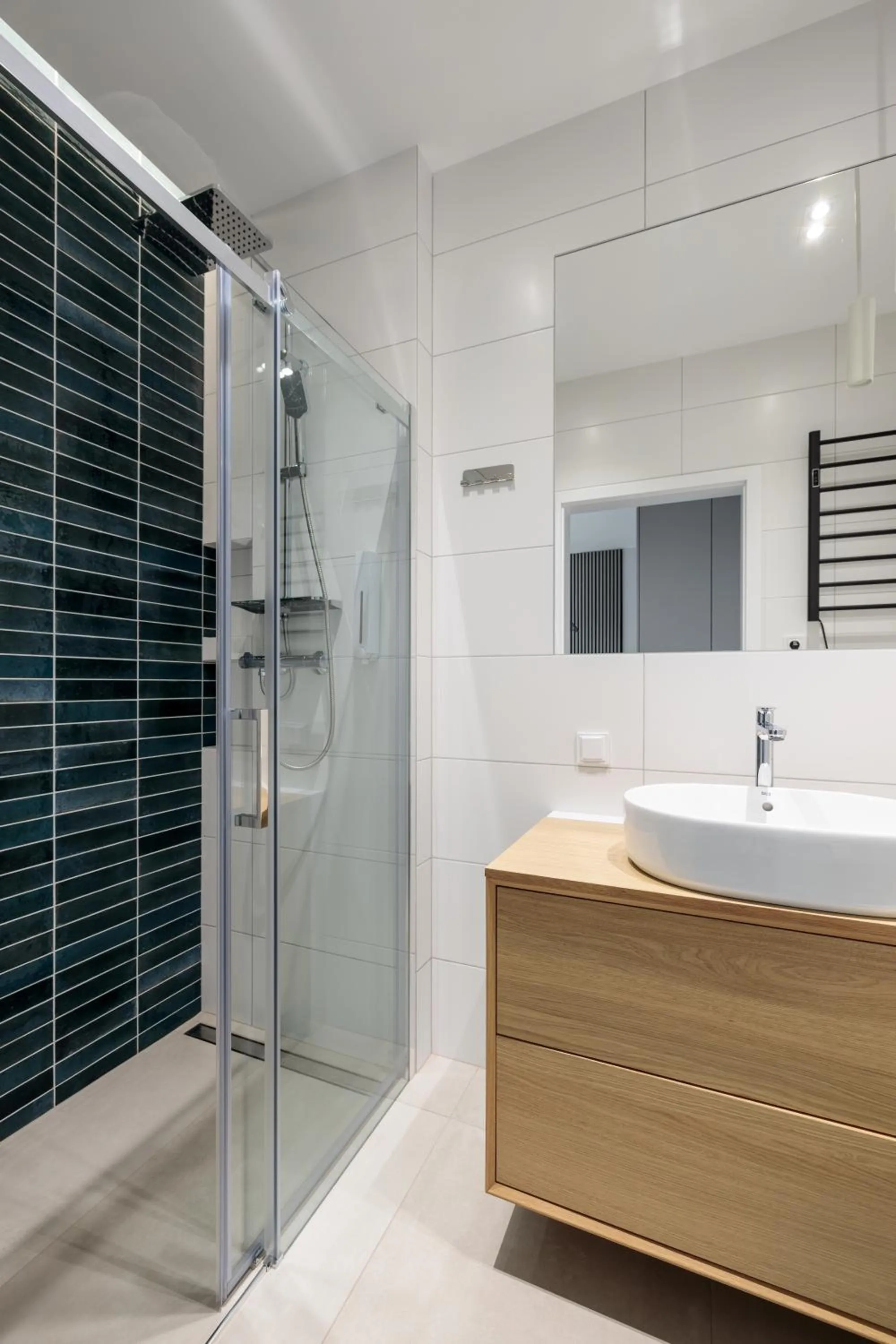 Shower in Baltic Waves Resort by PI Apartments - Official Operator