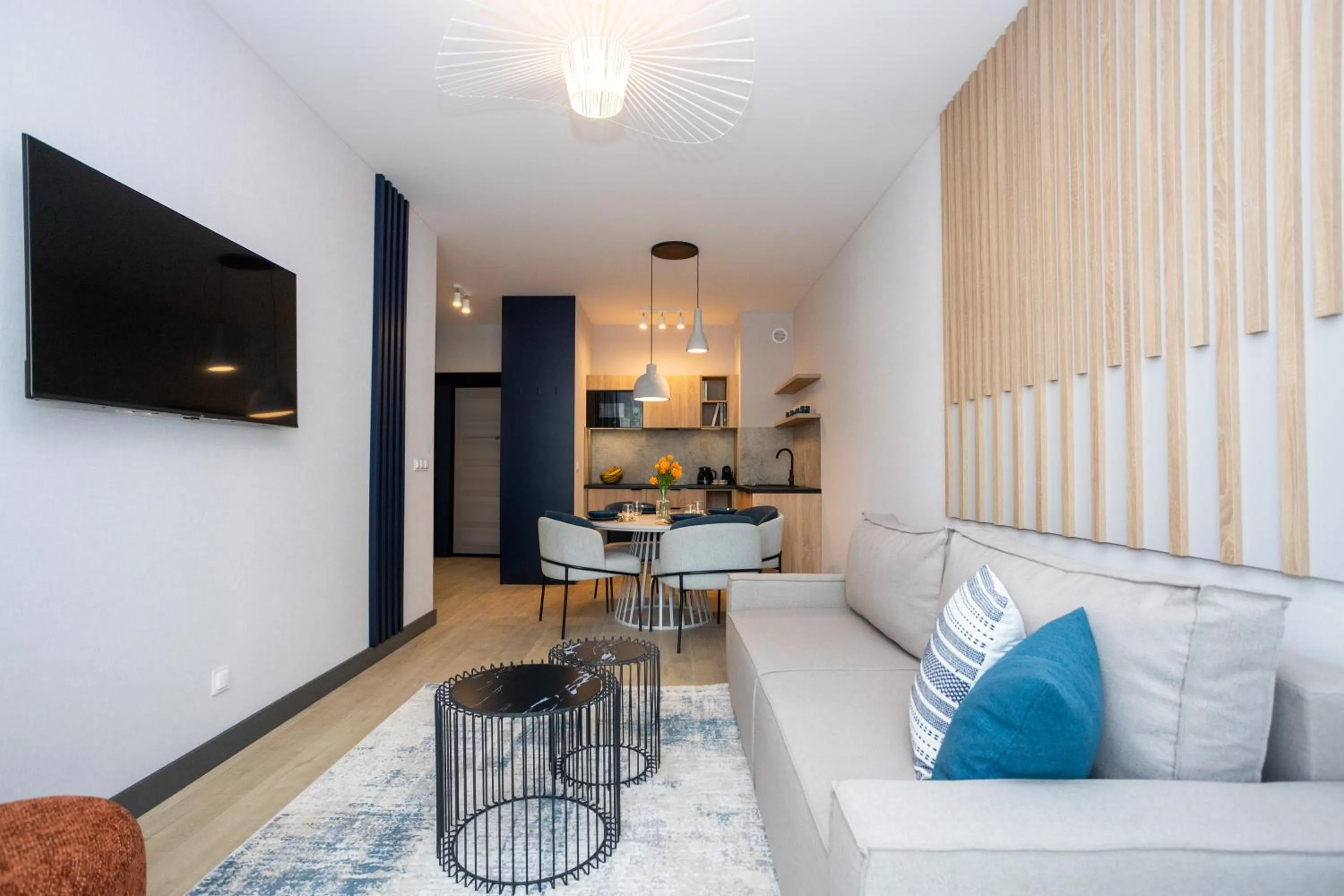 Seating area in Baltic Waves Resort by PI Apartments - Official Operator