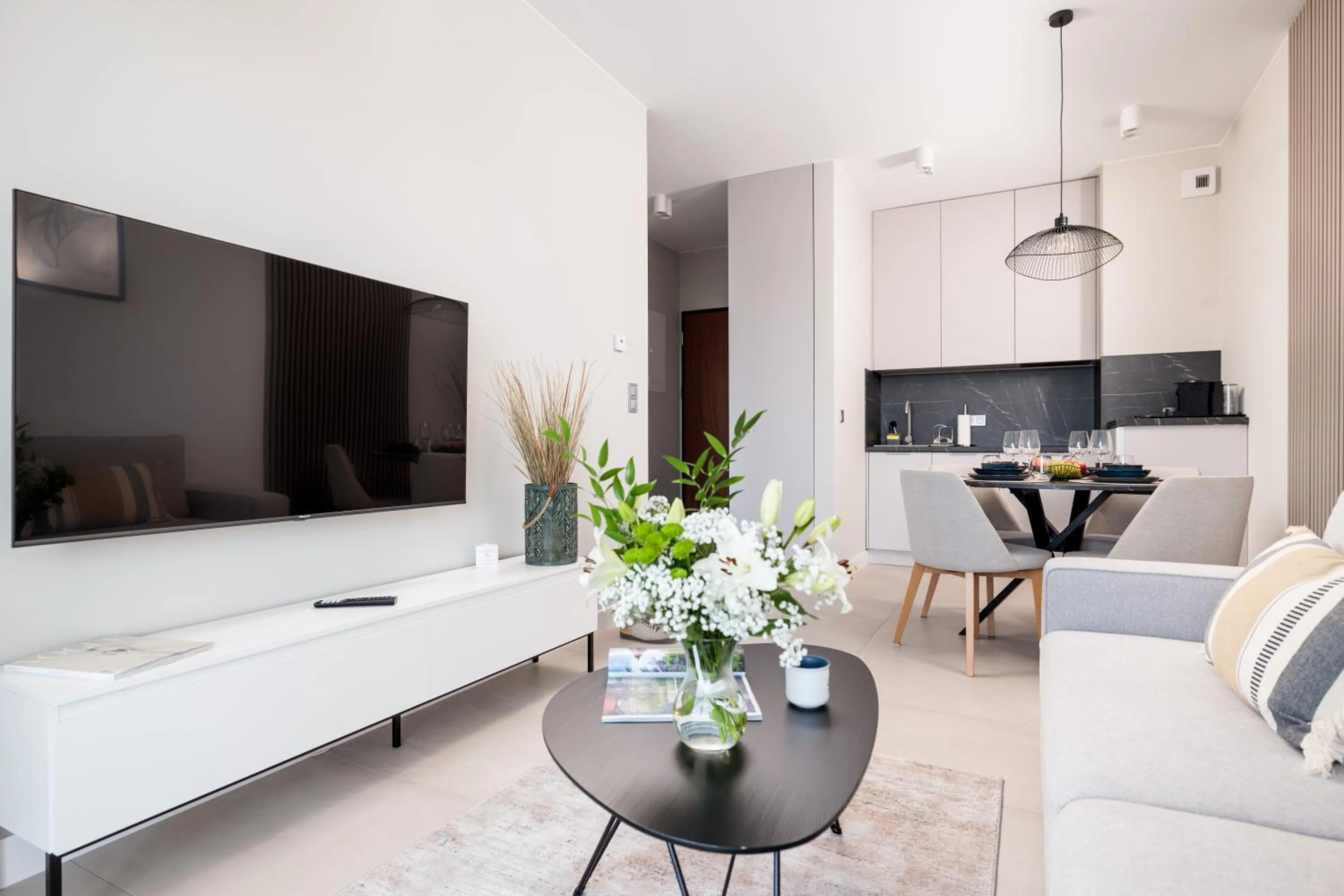 Seating area in Baltic Waves Resort by PI Apartments - Official Operator