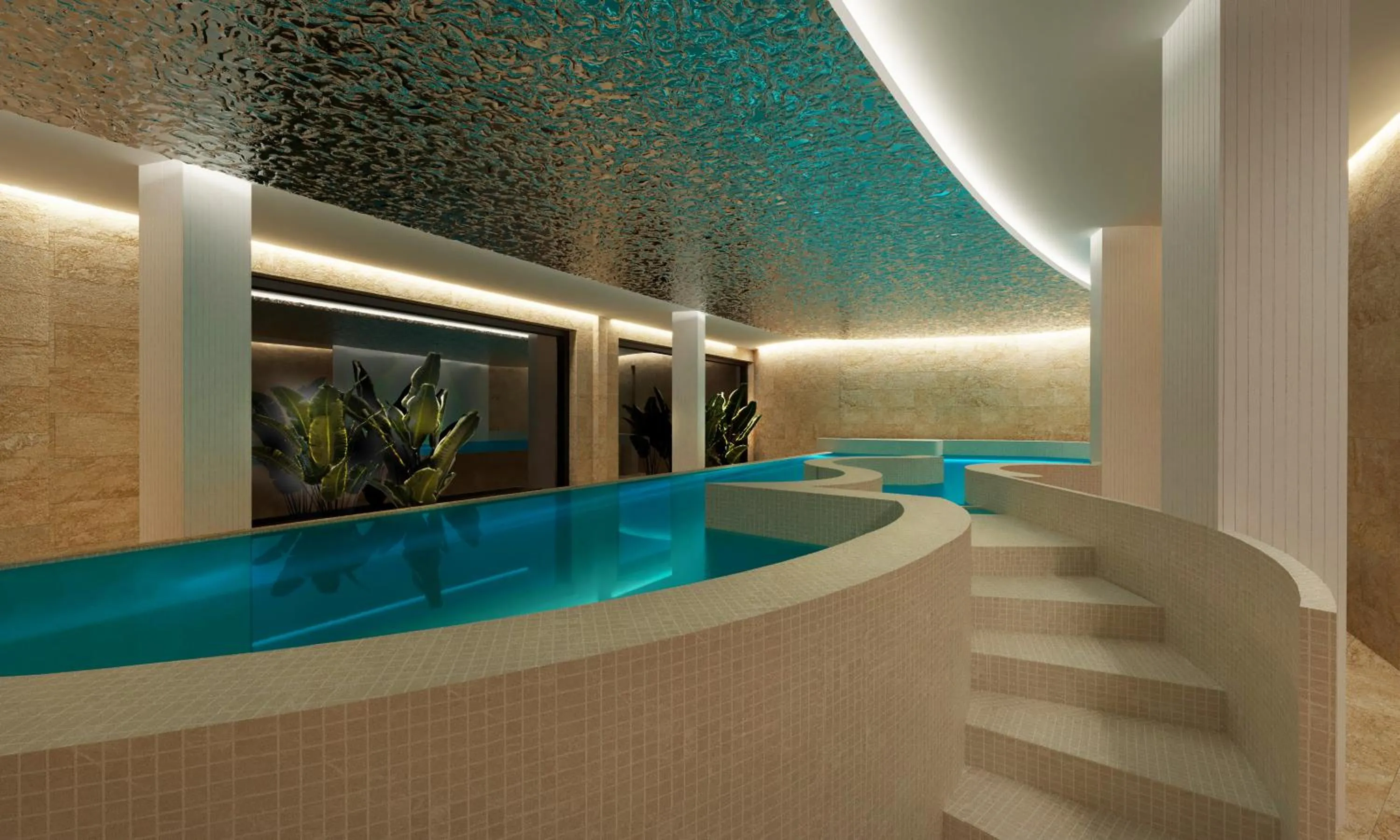 Swimming pool in Baltic Waves Resort by PI Apartments - Official Operator