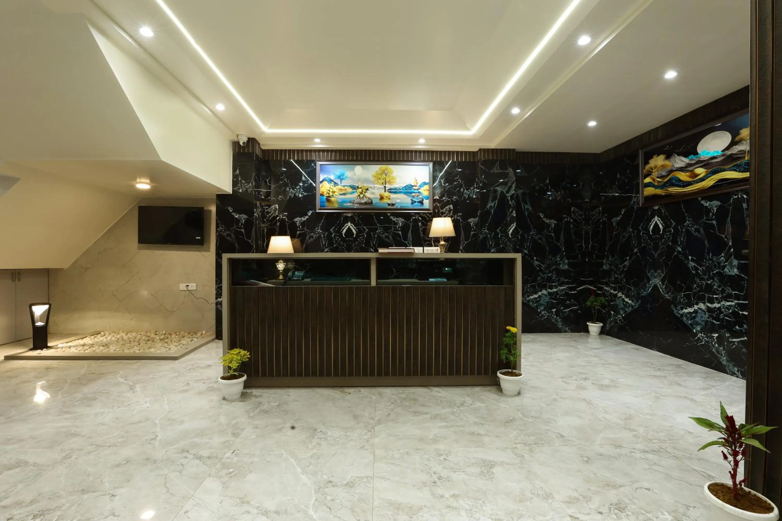 Lobby or reception in OPO Hotel Dior,Delhi Airport