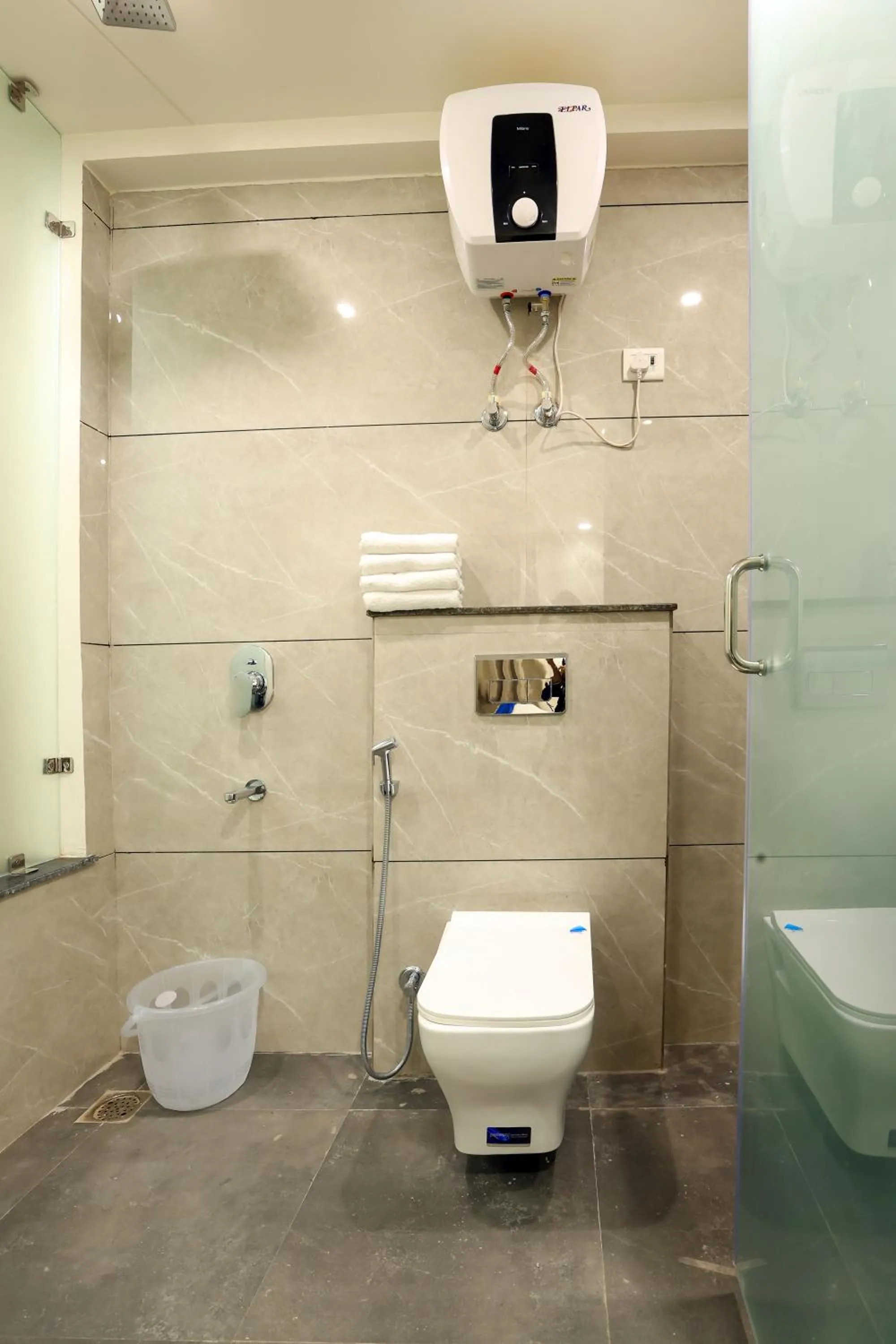 Bathroom in OPO Hotel Dior,Delhi Airport