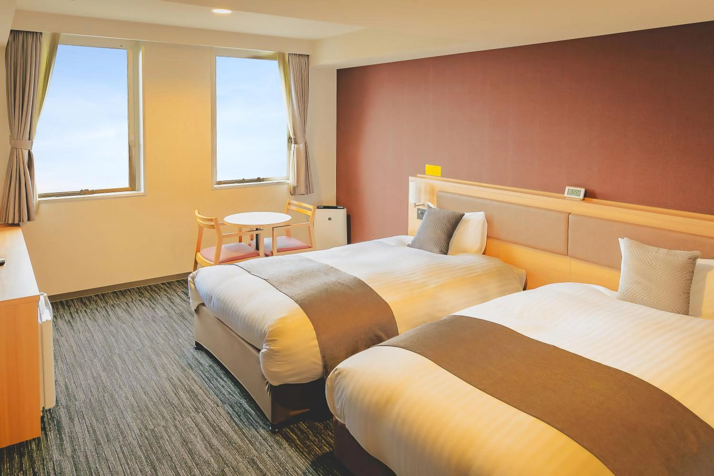 Twin Room with Private Bathroom in AIRAIKUHOTEL kagoshima