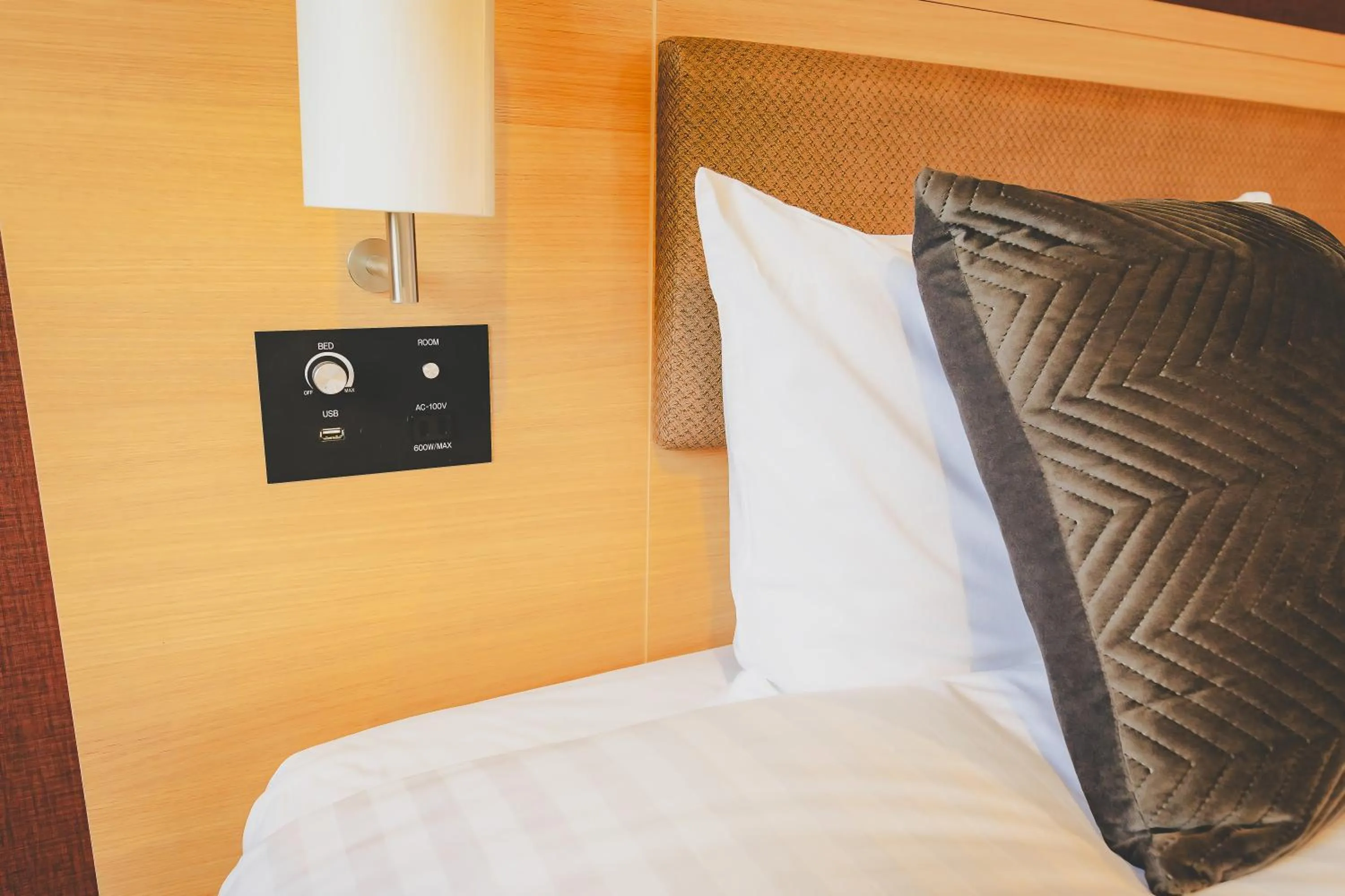 Bed in AIRAIKUHOTEL kagoshima