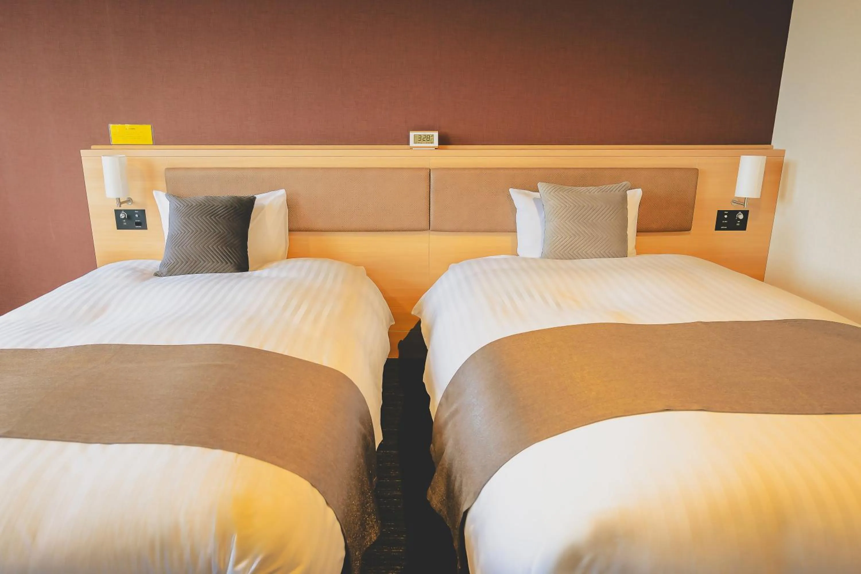 Bed in AIRAIKUHOTEL kagoshima