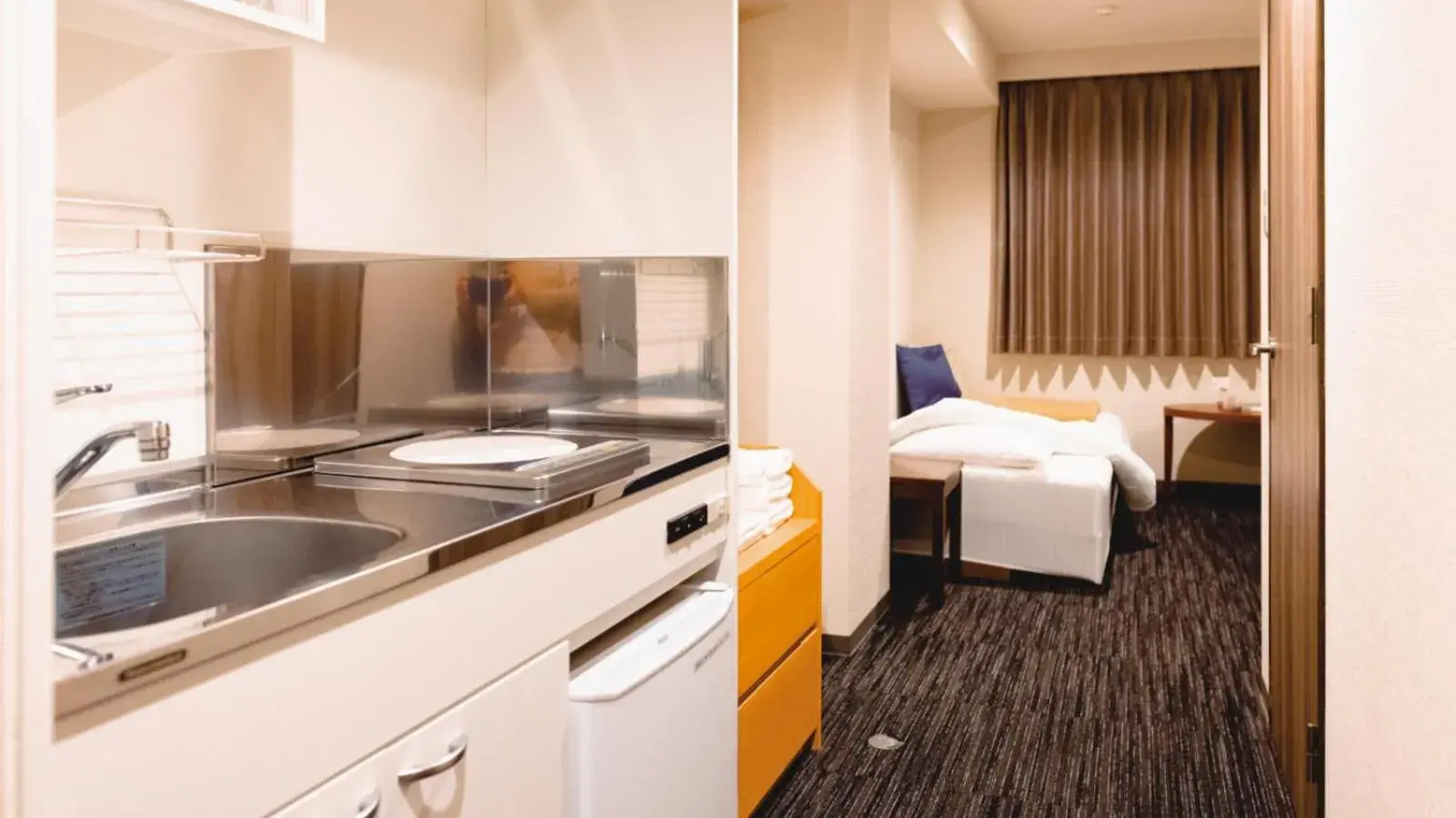 Twin Room with Private External Bathroom in AIRAIKUHOTEL kagoshima Twin Room with Private External Bathroom in AIRAIKUHOTEL kagoshima