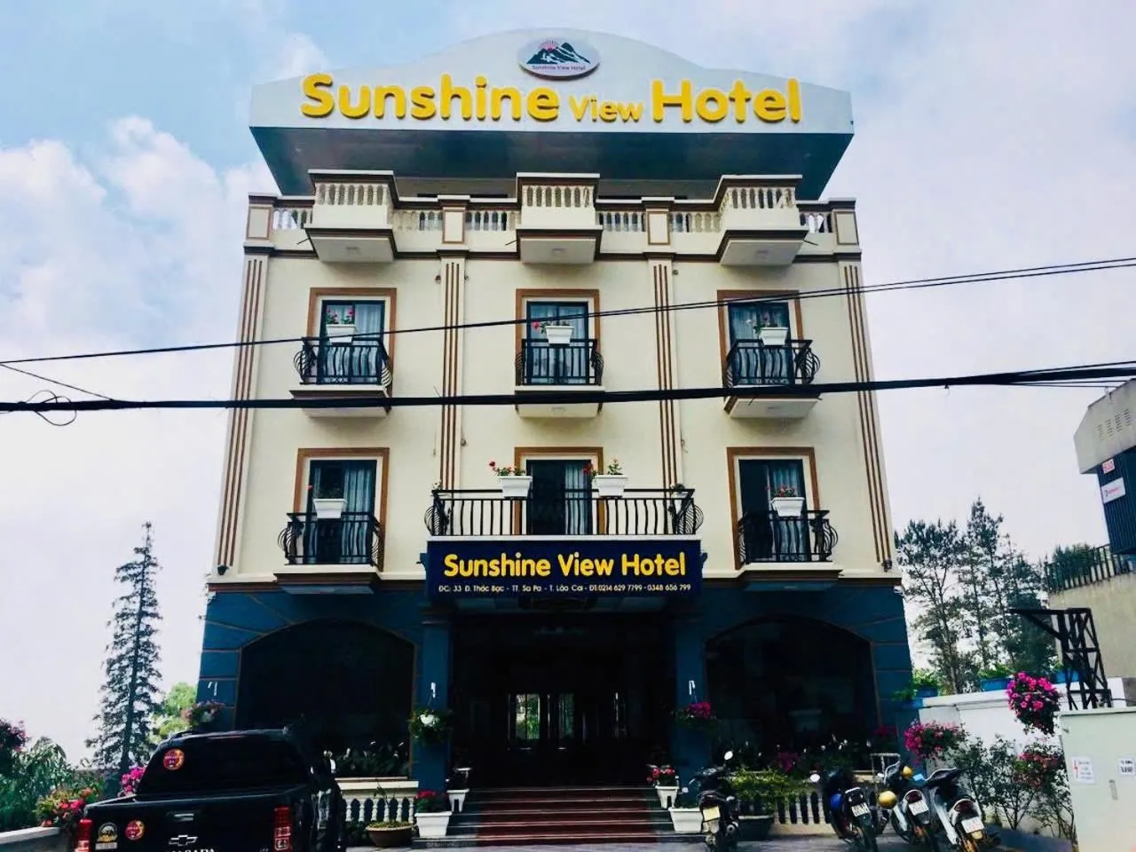 Property building in Sunshine View Sapa Hotel