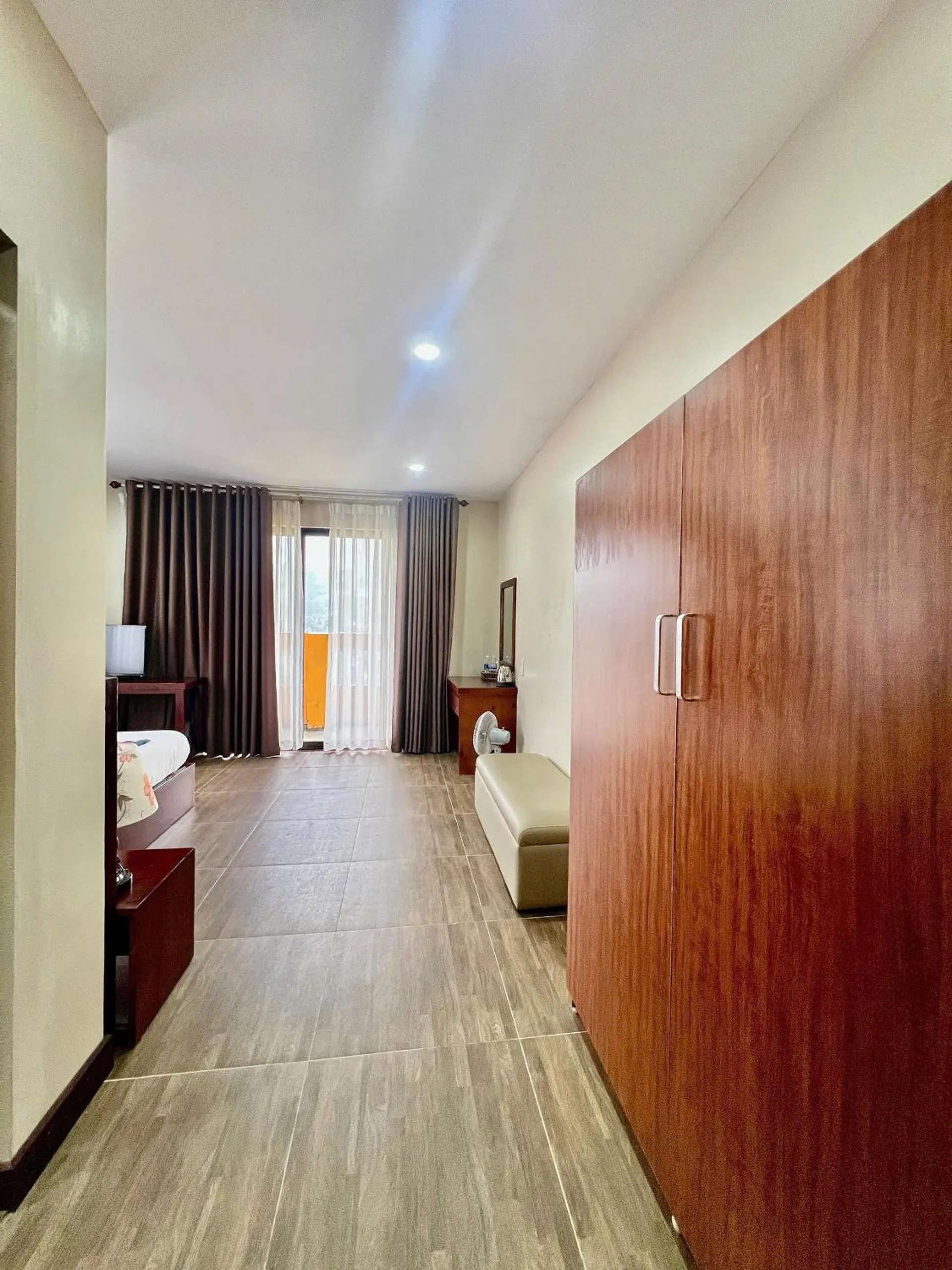 Bed in Sunshine View Sapa Hotel