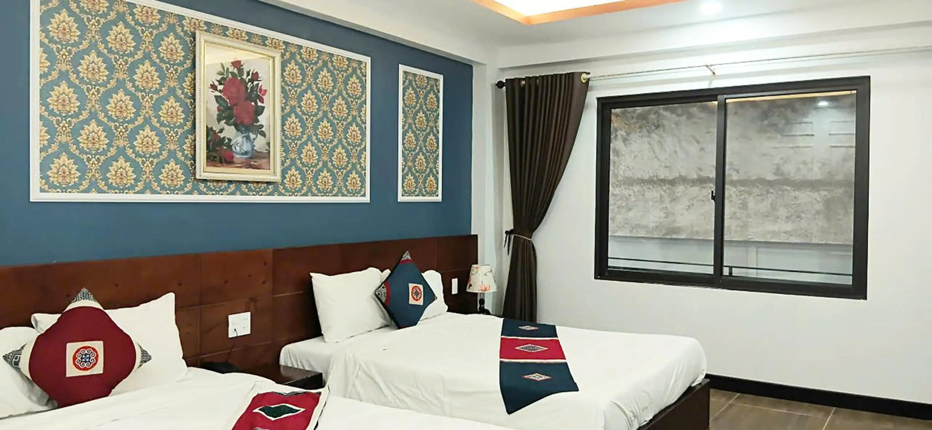 Bedroom, Bed in Sunshine View Sapa Hotel