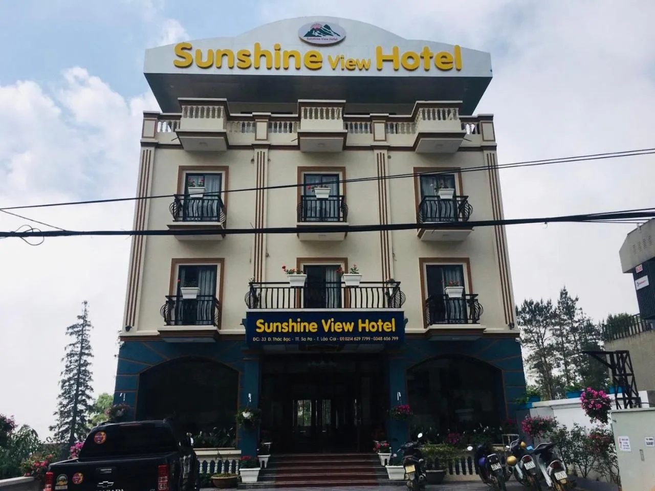 Property building in Sunshine View Sapa Hotel